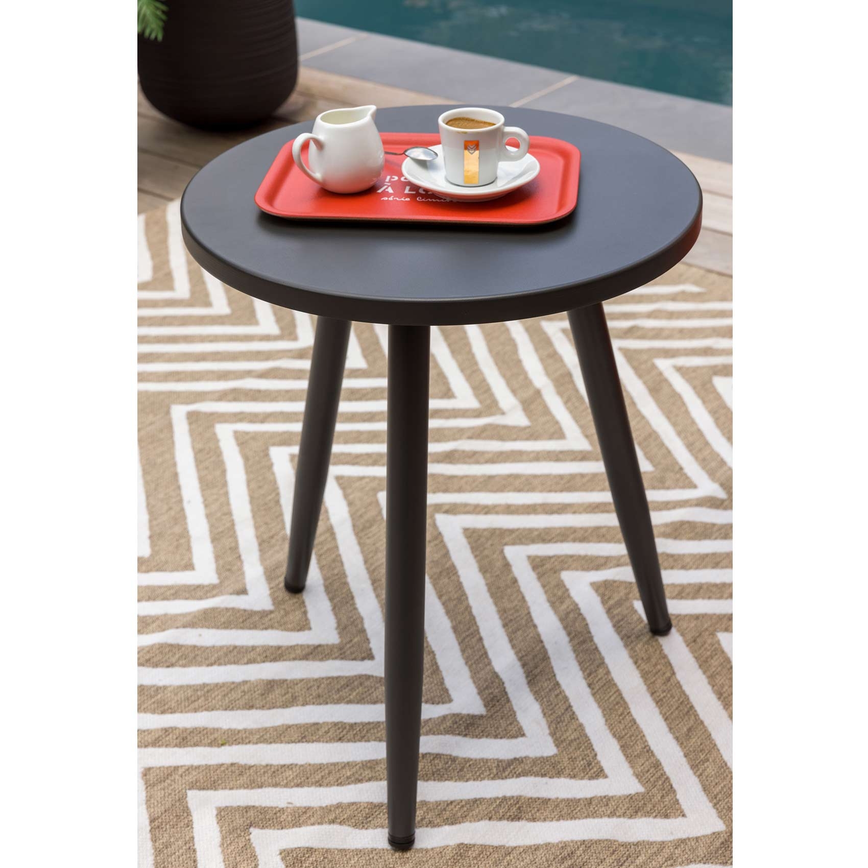 Salon détente en corde tressée — vue 3