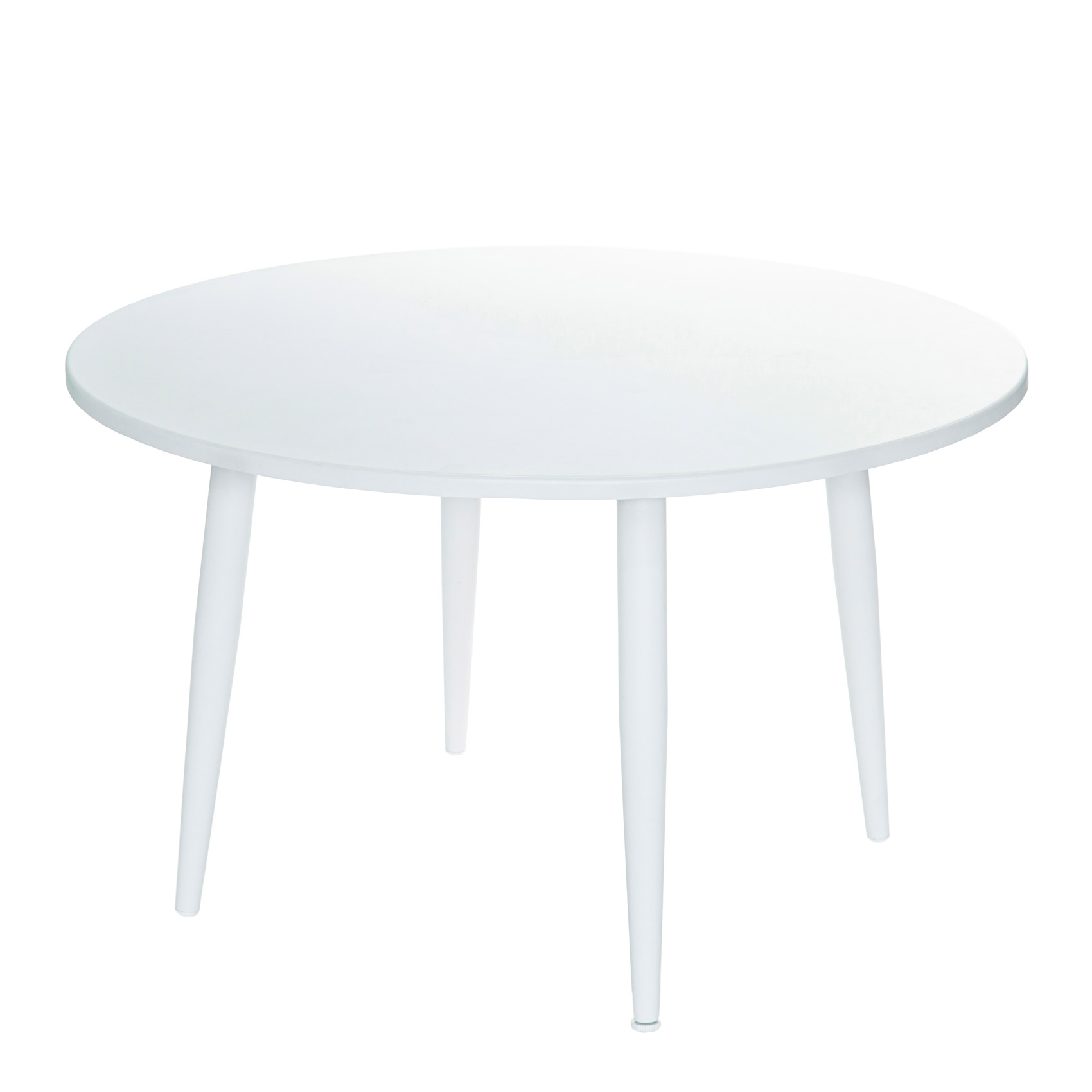 Table ronde en aluminium — vue 3