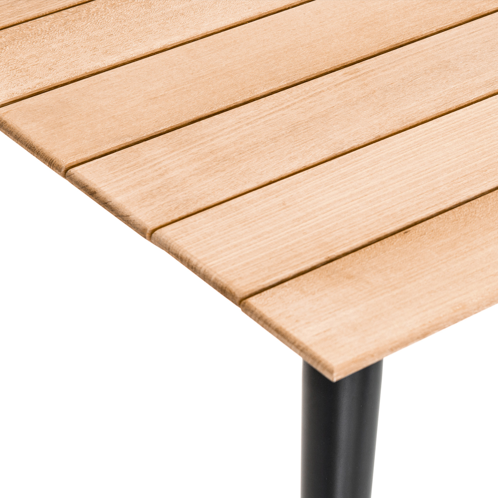 Table de jardin esprit indus — vue 4