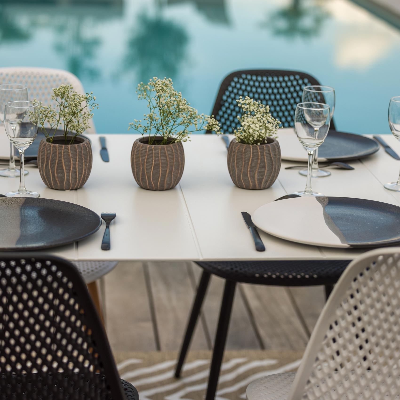 Table rectangulaire esprit bord de mer — vue 5