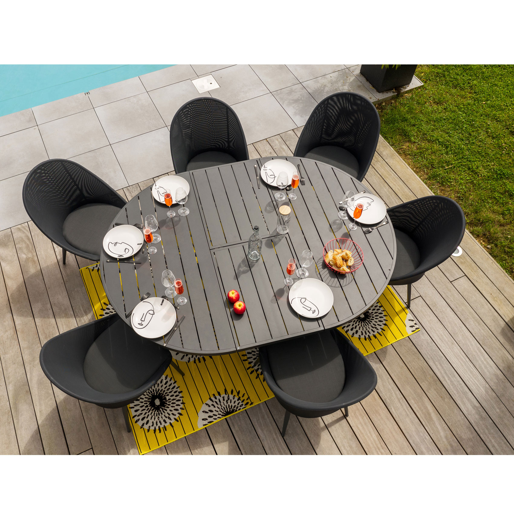 Lot de 2 fauteuils chic et arrondis — vue 5