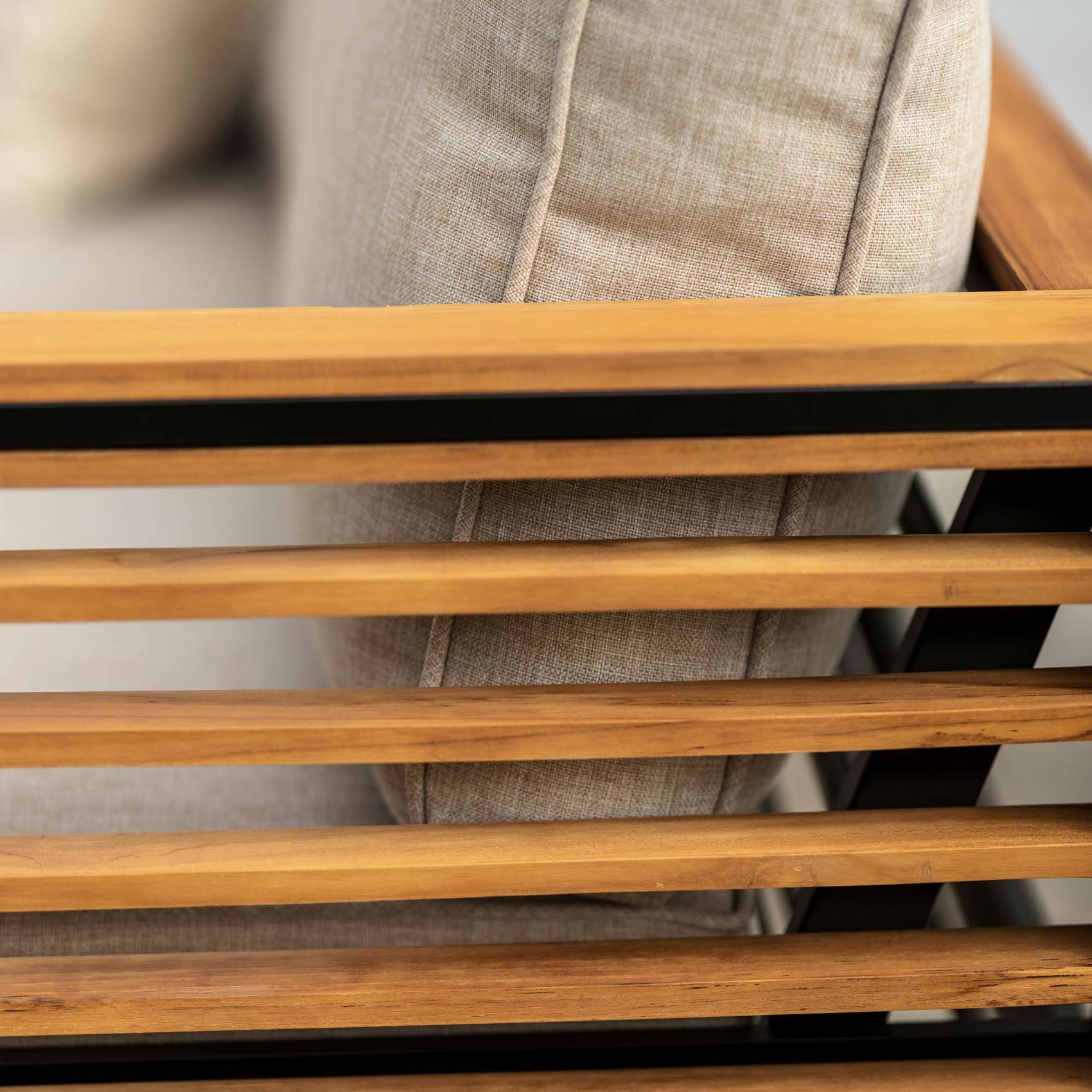 Salon exotique avec canapé d'angle — vue 4