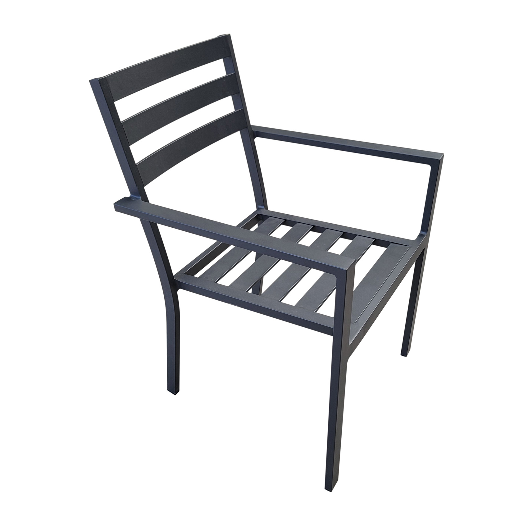 Fauteuil en aluminium et empilable — vue 3