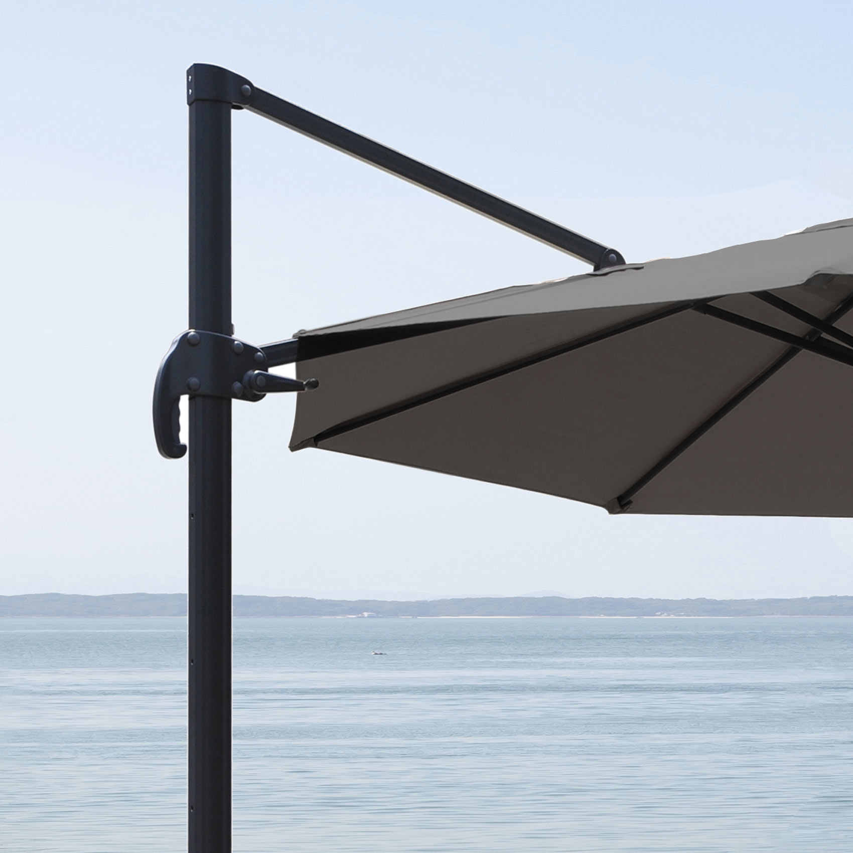 Parasol déporté rond — vue 3