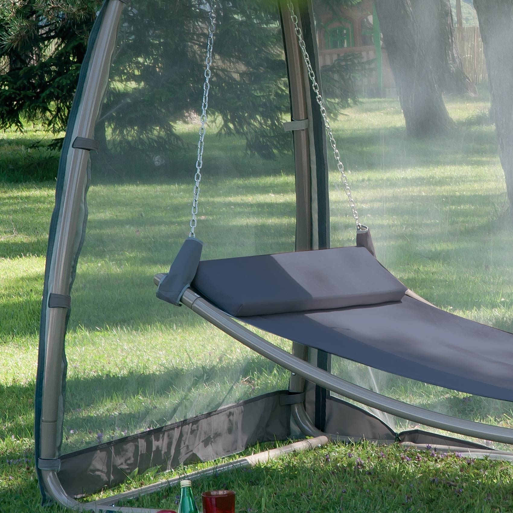 Hamac balancelle avec moustiquaire zippée — vue 3