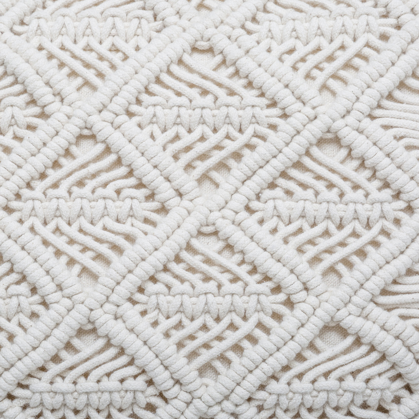 Coussin macramé à franges — vue 4