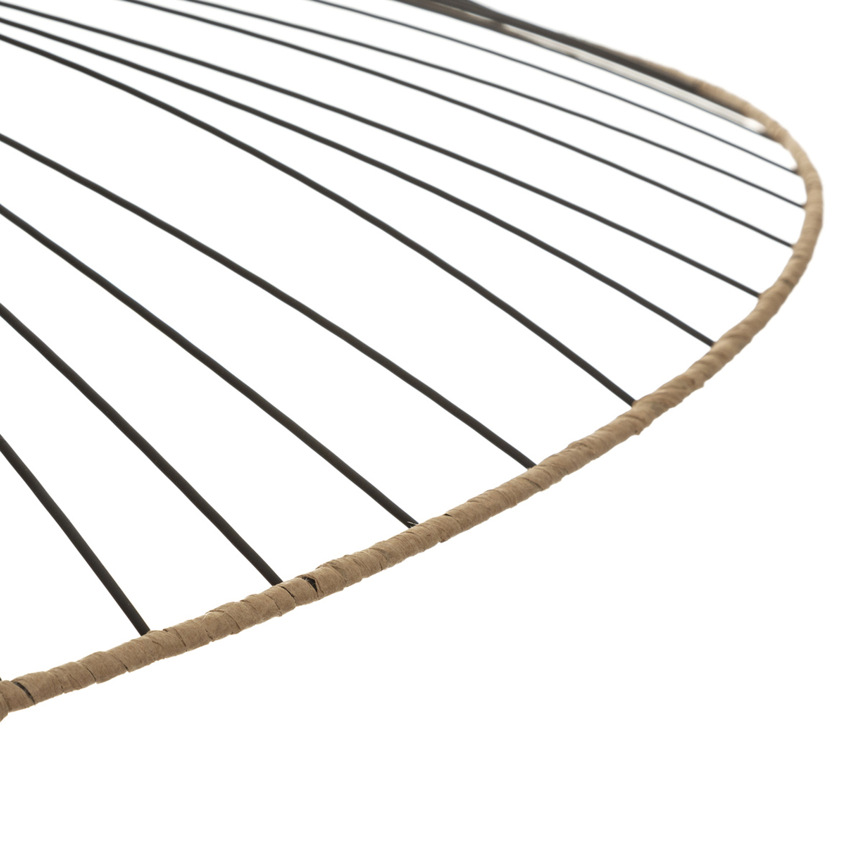 Suspension design en métal et raphia — vue 5
