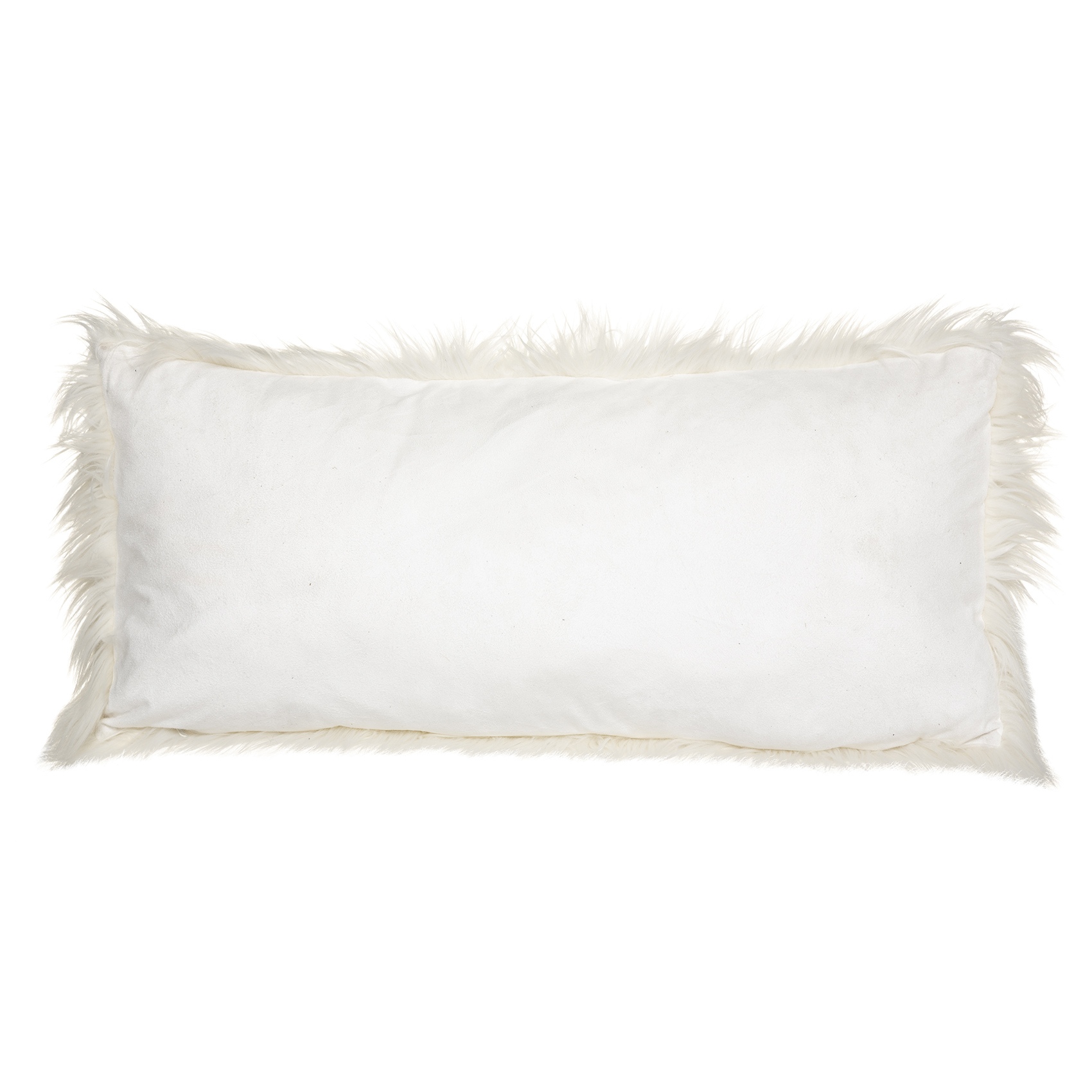 Coussin long en imitation fourrure — vue 3