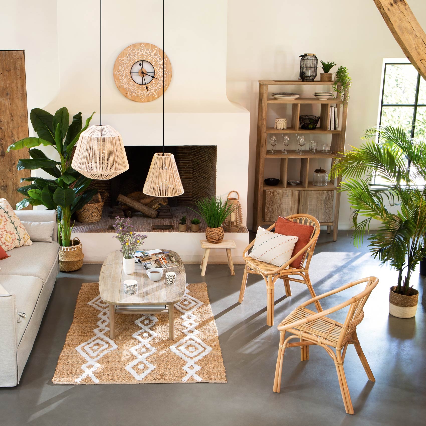 Fauteuil en rotin — vue 5