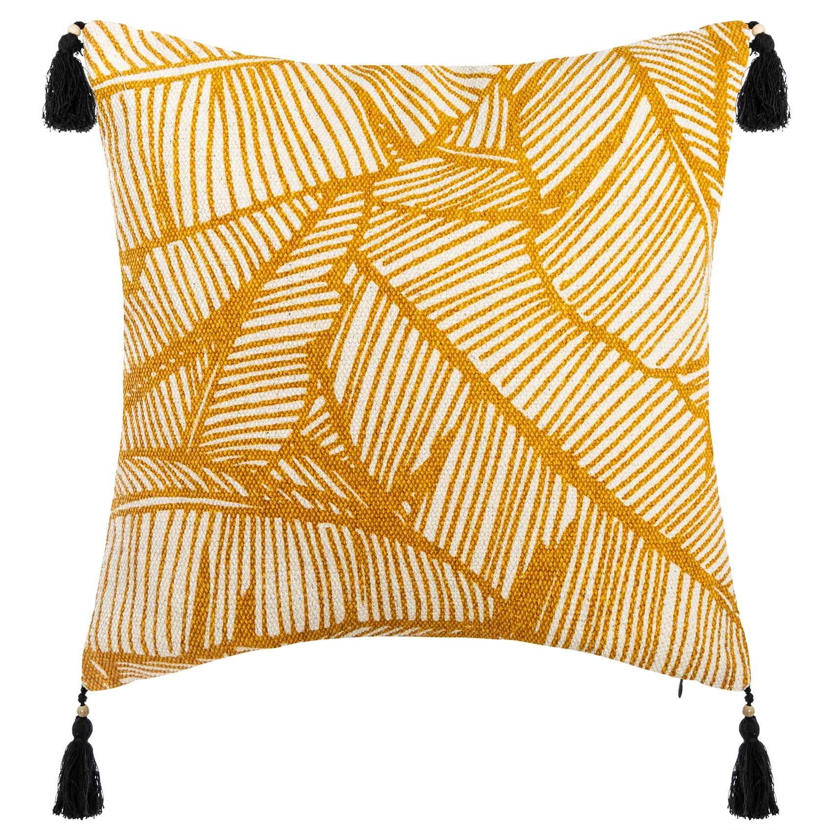 Housse de coussin esprit tropical