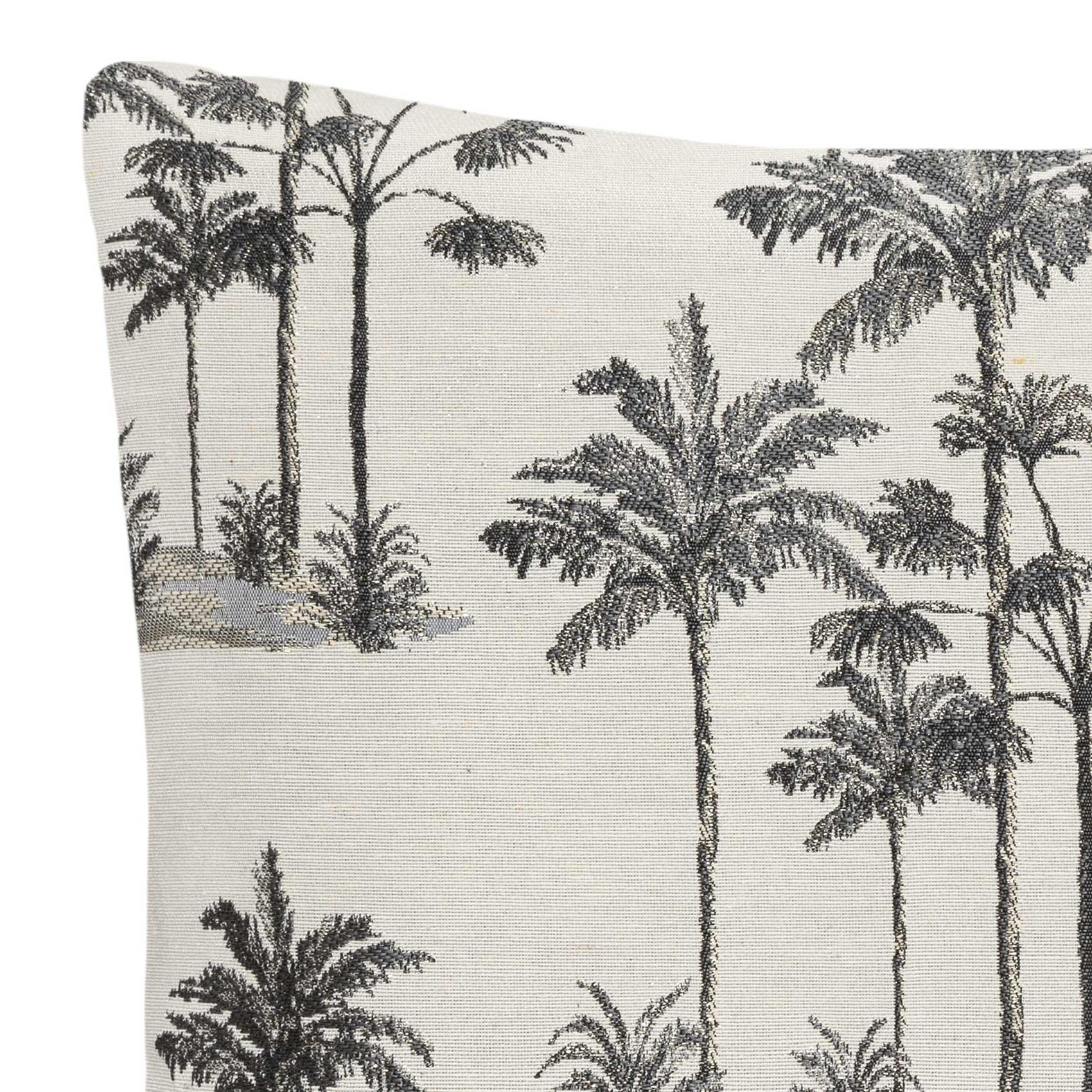 Housse de coussin jacquard exotique — vue 3