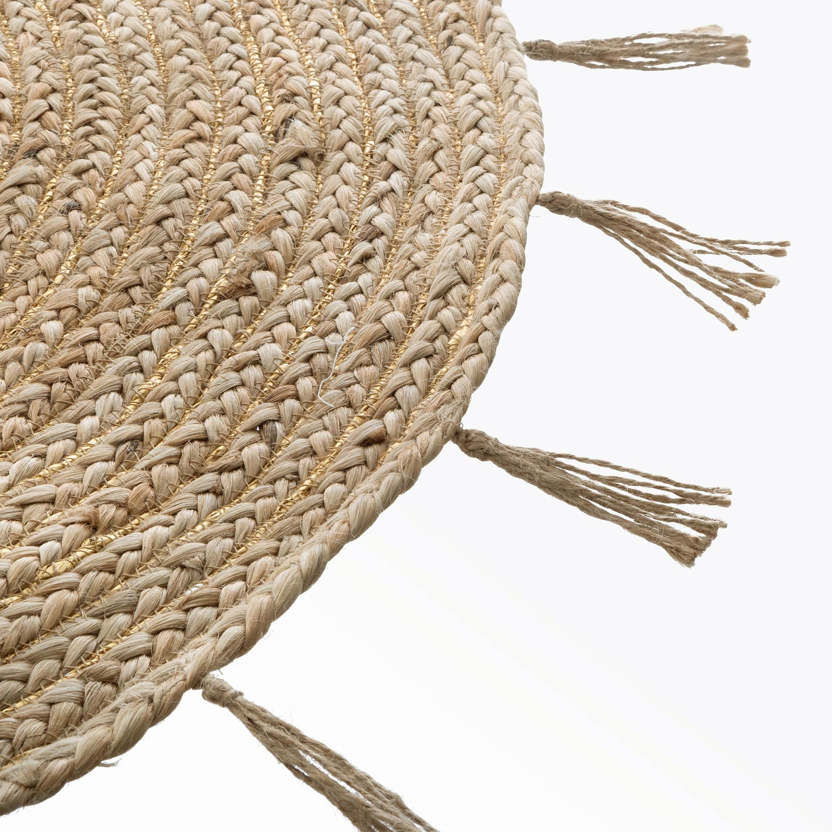 Tapis en jute et lurex — vue 4
