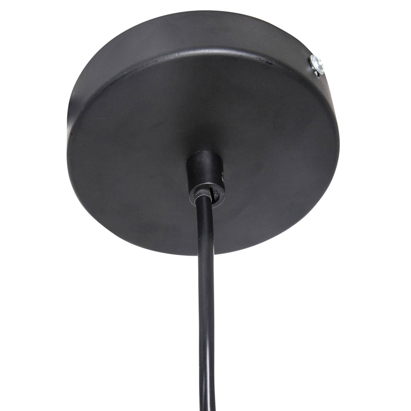 Suspension cloche en métal et bois — vue 4