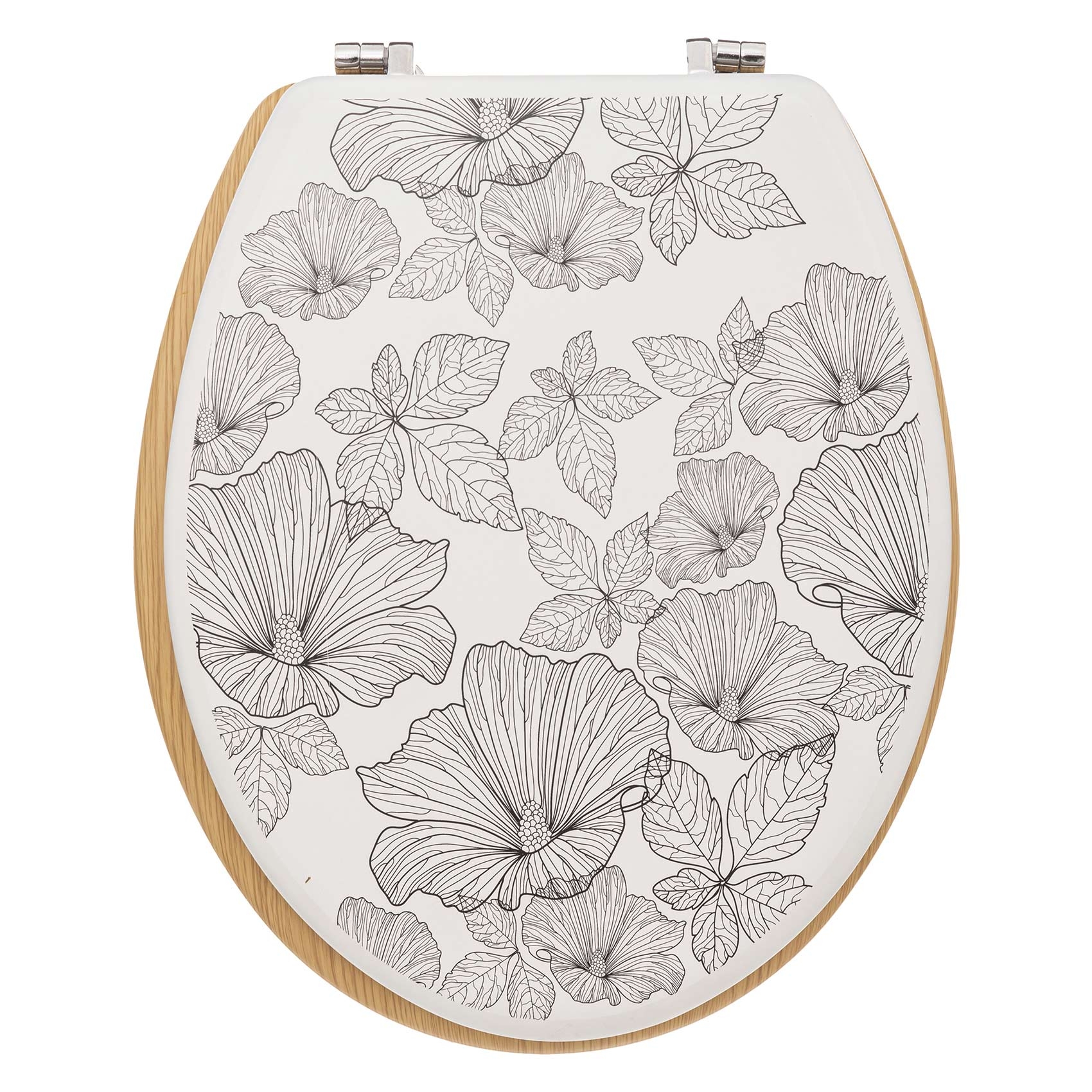 Abattant toilette esprit floral