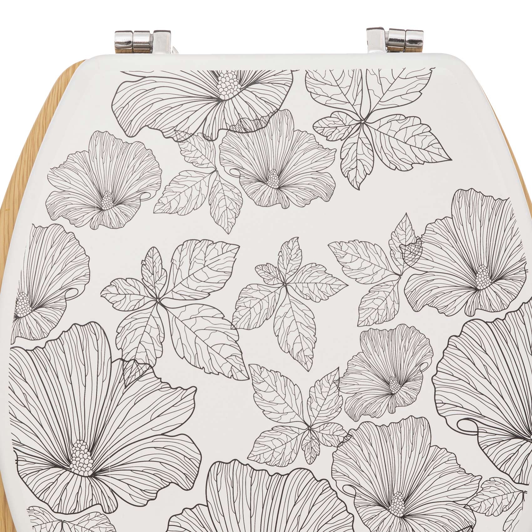 Abattant toilette esprit floral — vue 3