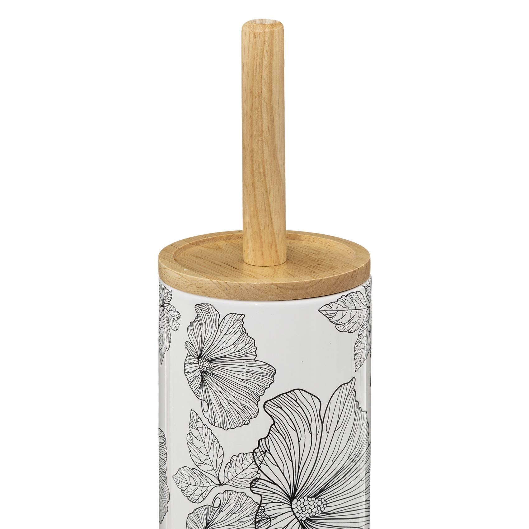 Brosse wc à l'esprit floral — vue 3
