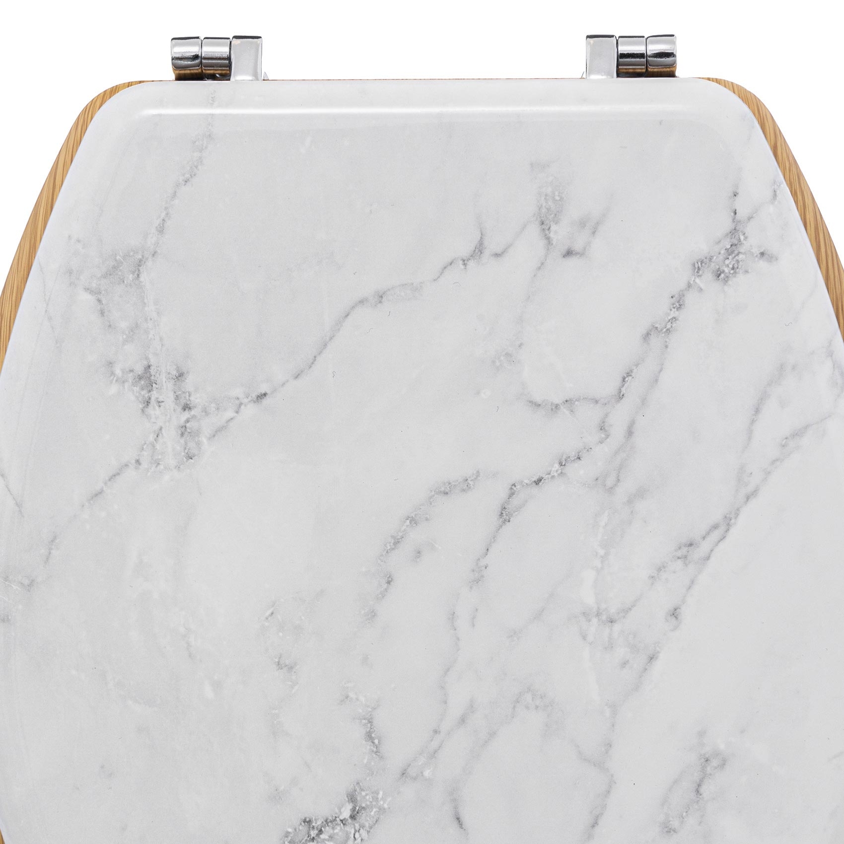 Abattant WC bois à effet marbre — vue 3