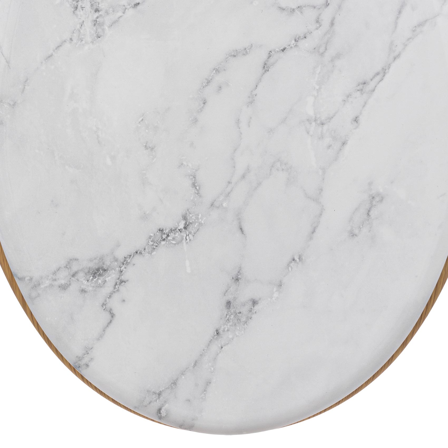 Abattant WC bois à effet marbre — vue 4