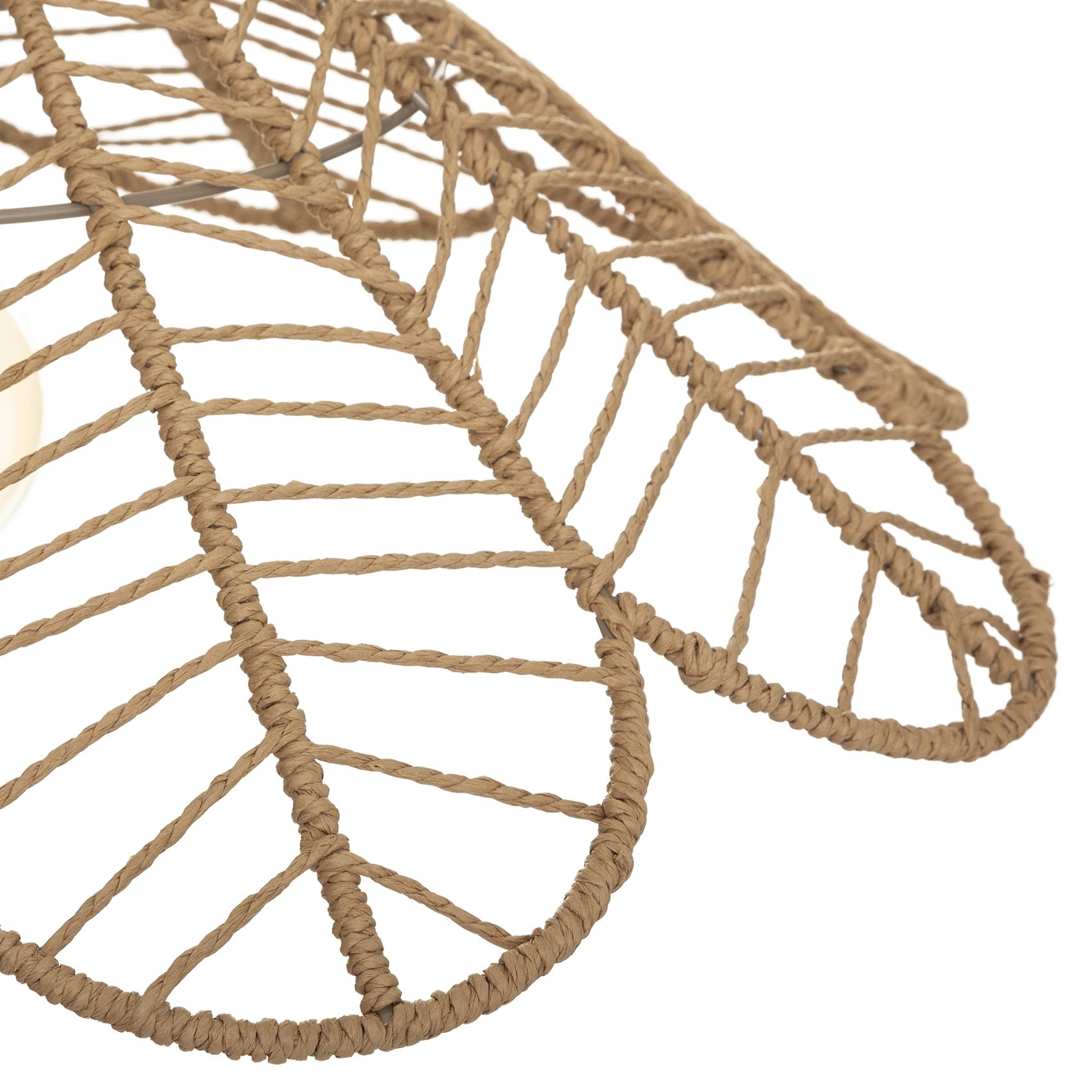 Suspension fleur en corde — vue 3