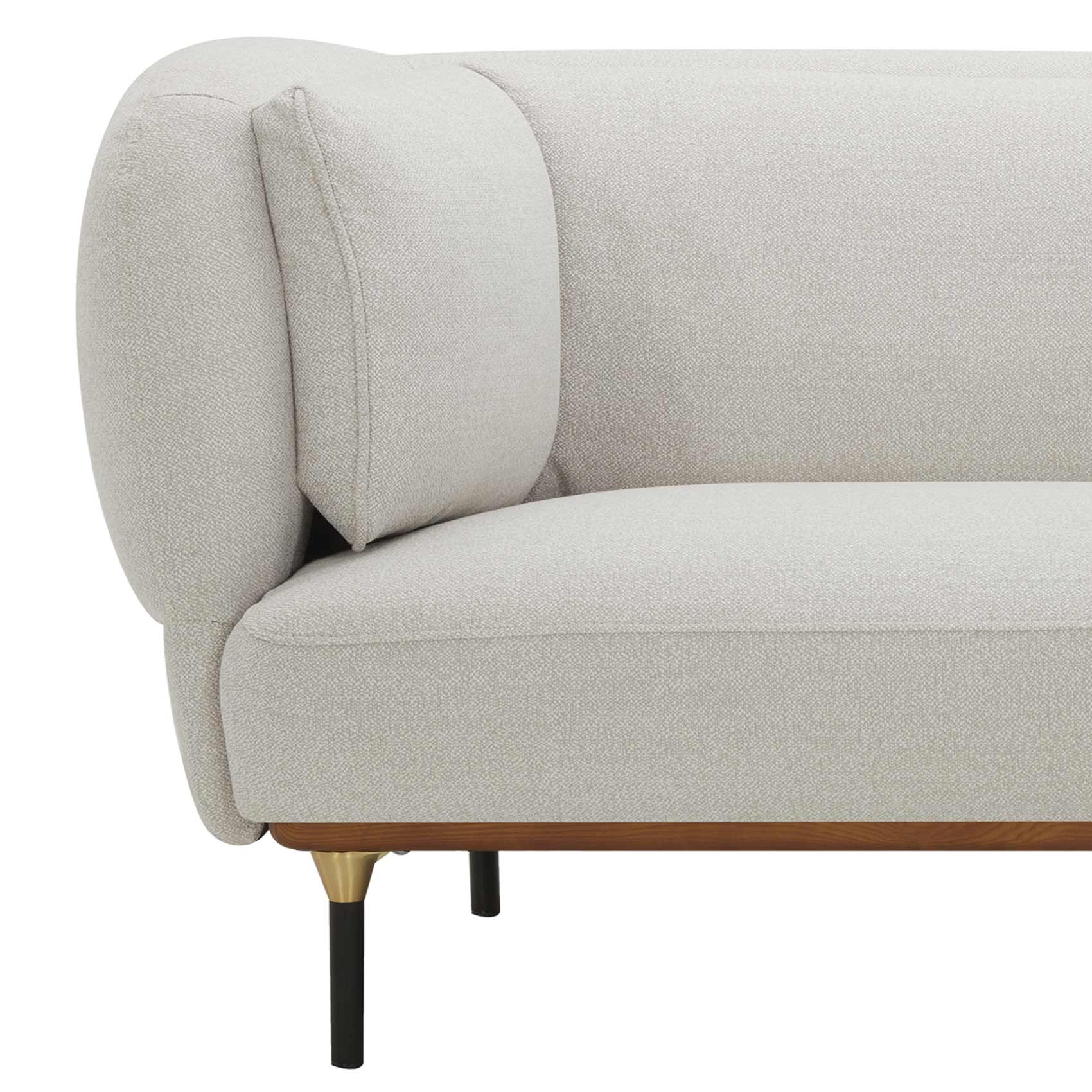 Canapé 2 places en tissu chiné — vue 3