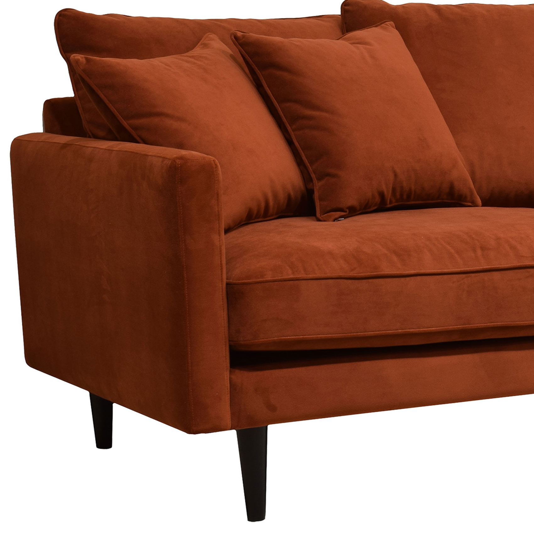 Canapé en velours déperlant — vue 4