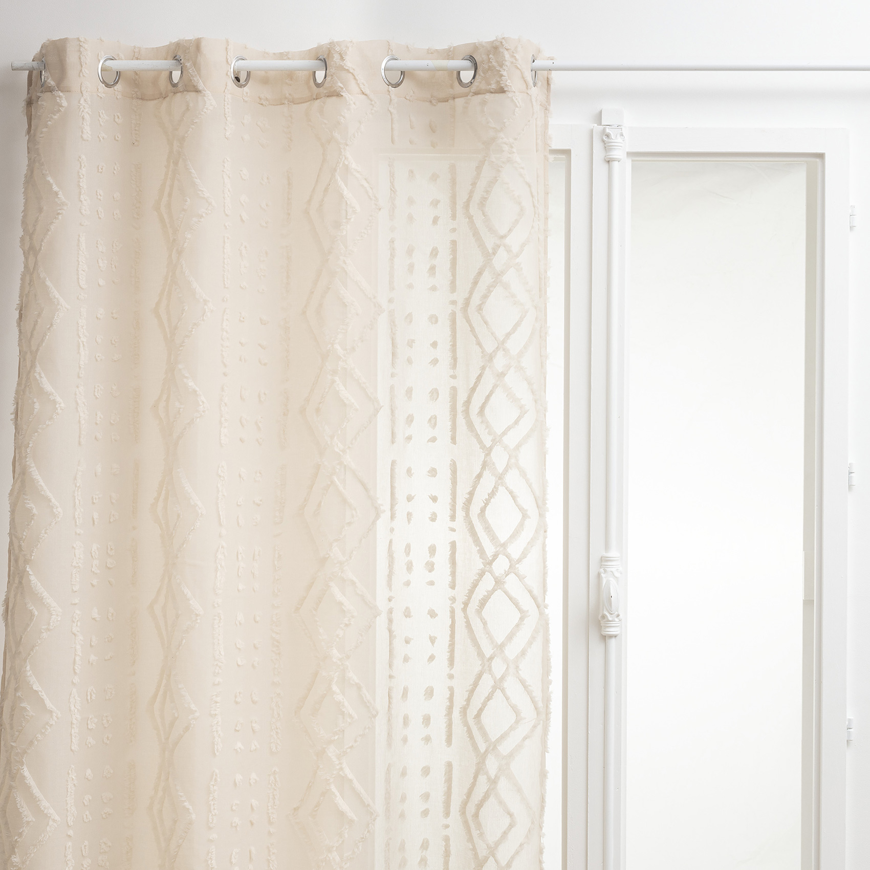 Voilage épuré à jacquard — vue 3