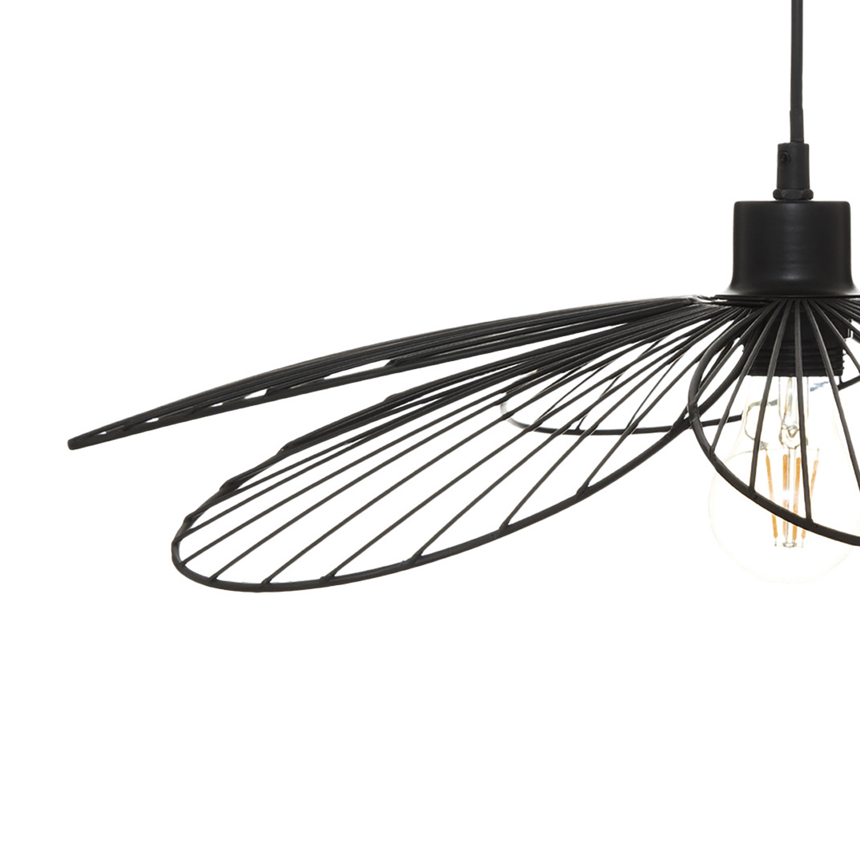 Suspension fleur en métal — vue 3