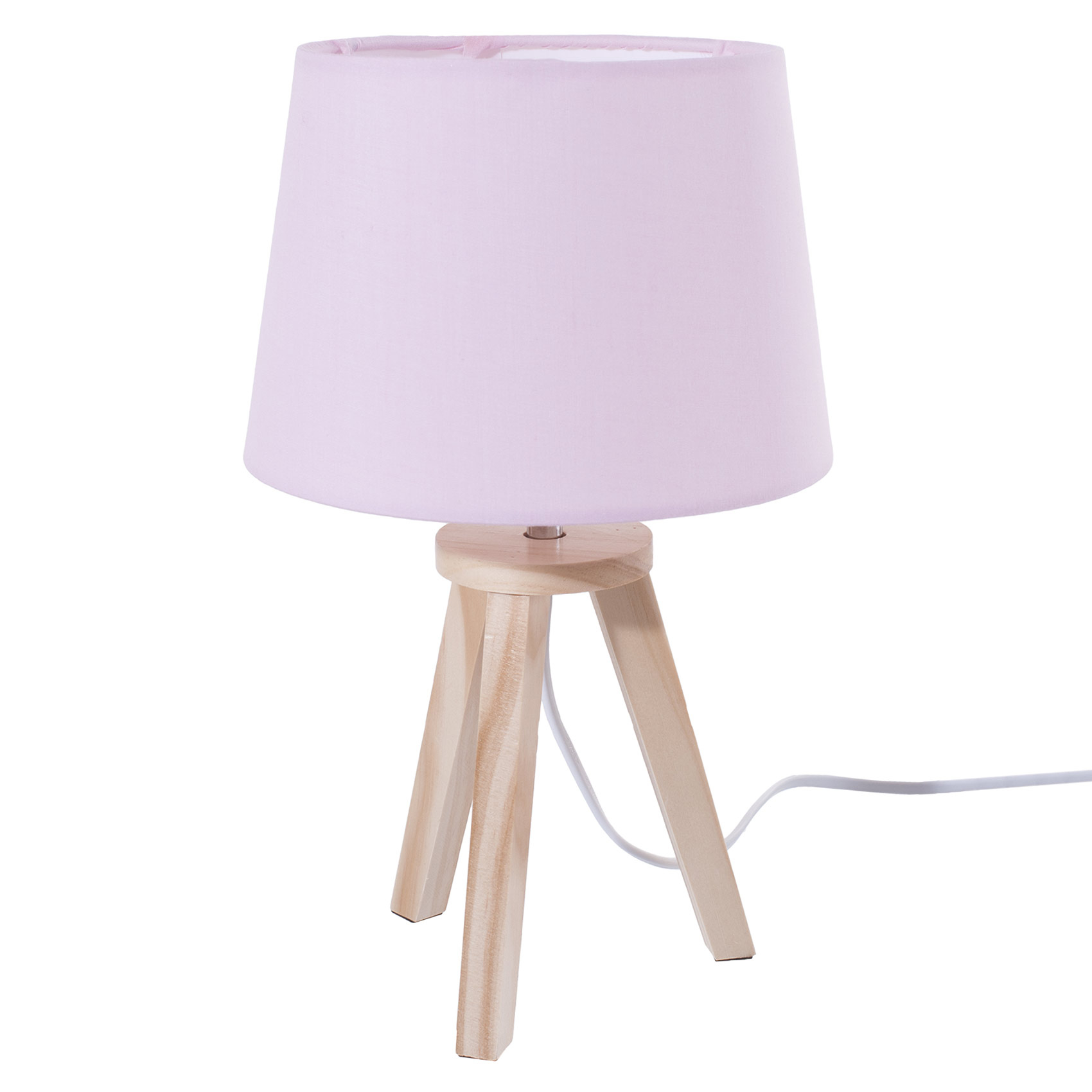 Lampe trépied bois — vue 5