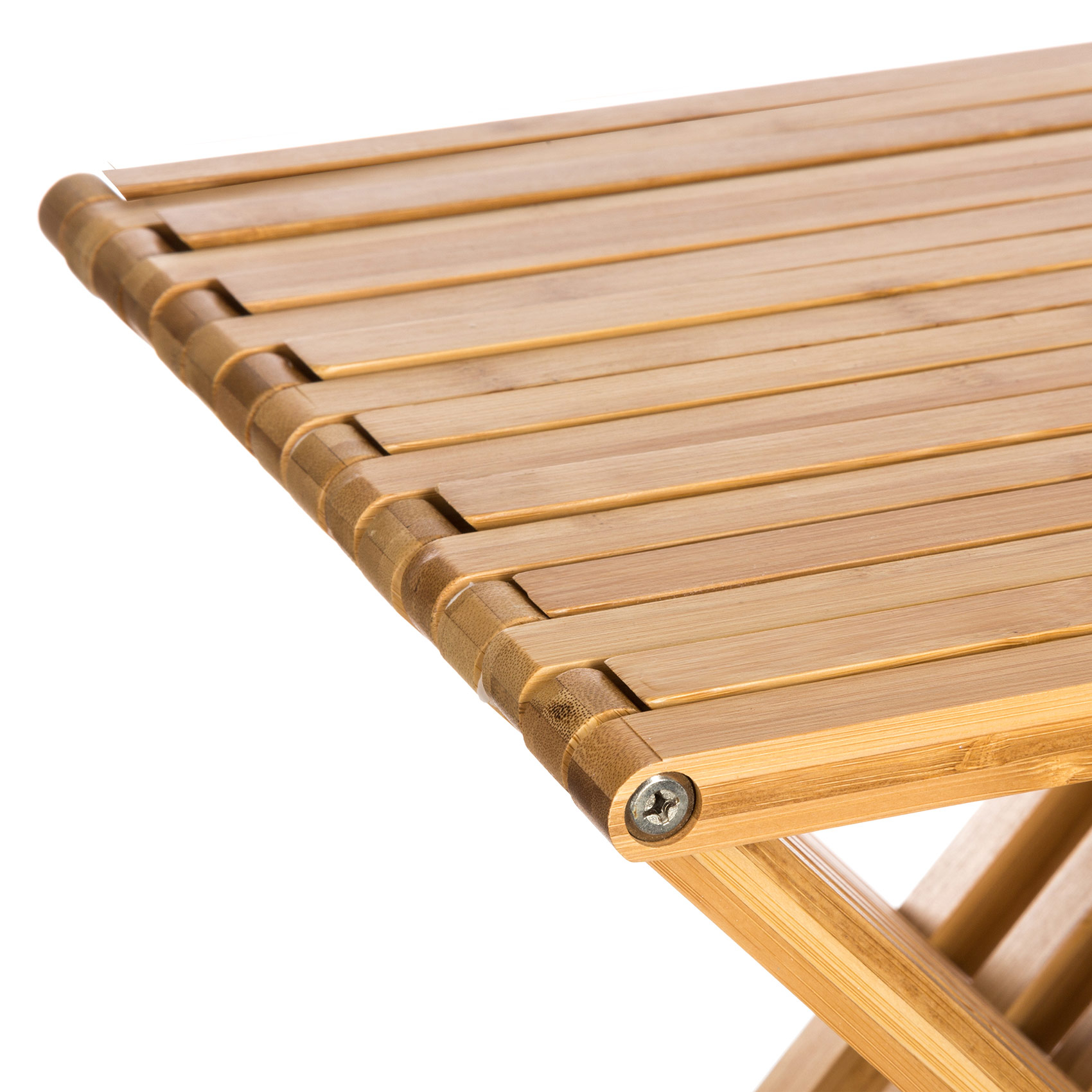 Tabouret pliant en bambou — vue 3