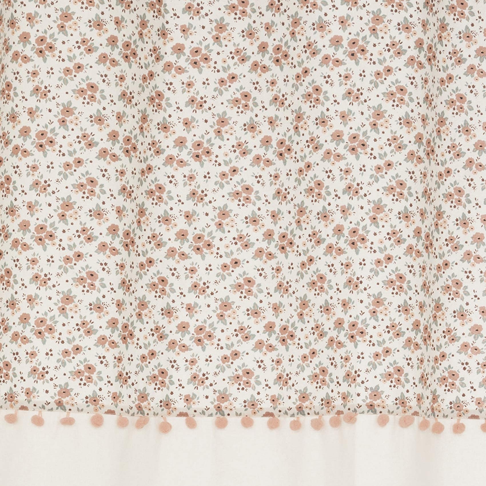 Rideau enfant petites fleurs vintage — vue 4