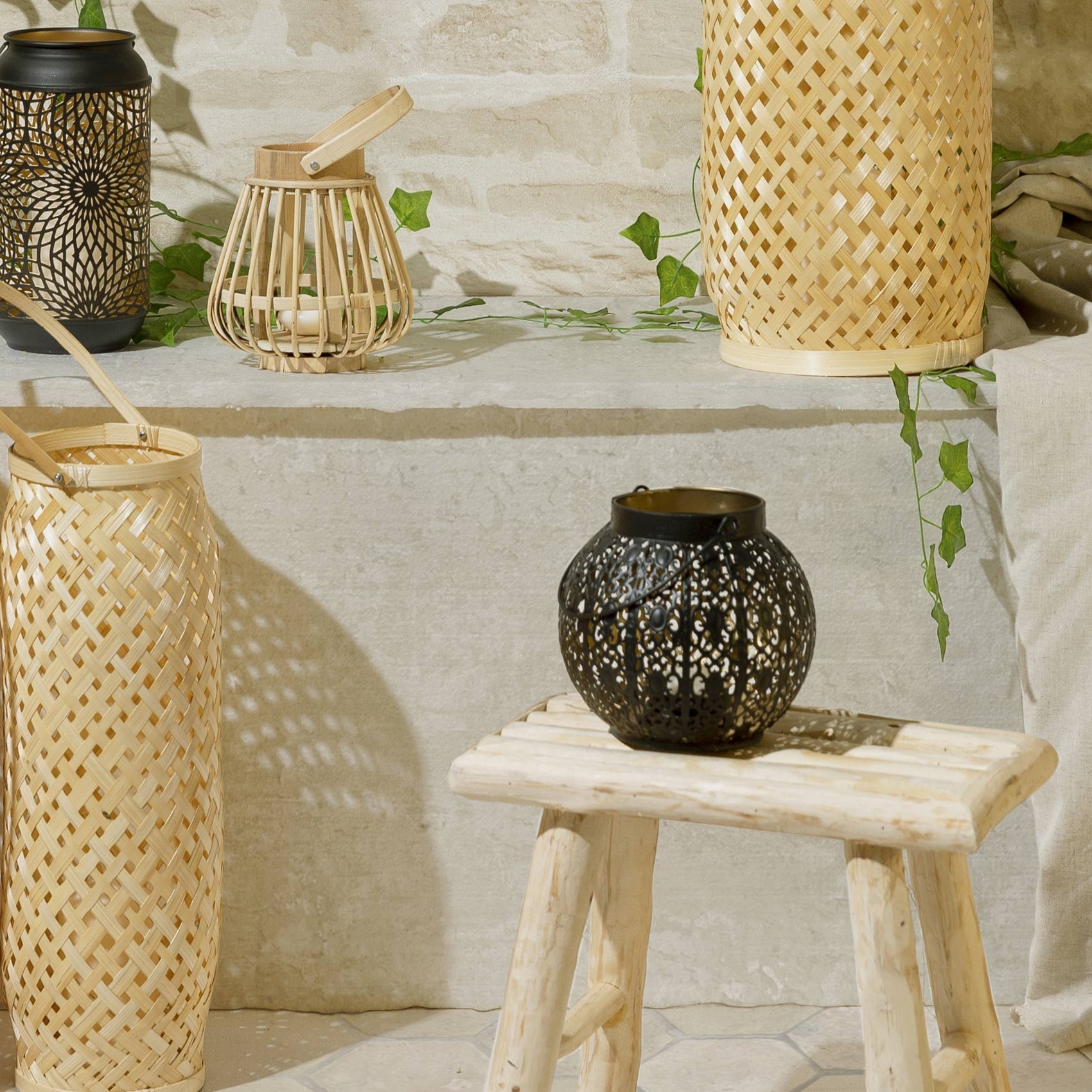 Lanterne ronde style oriental — vue 4