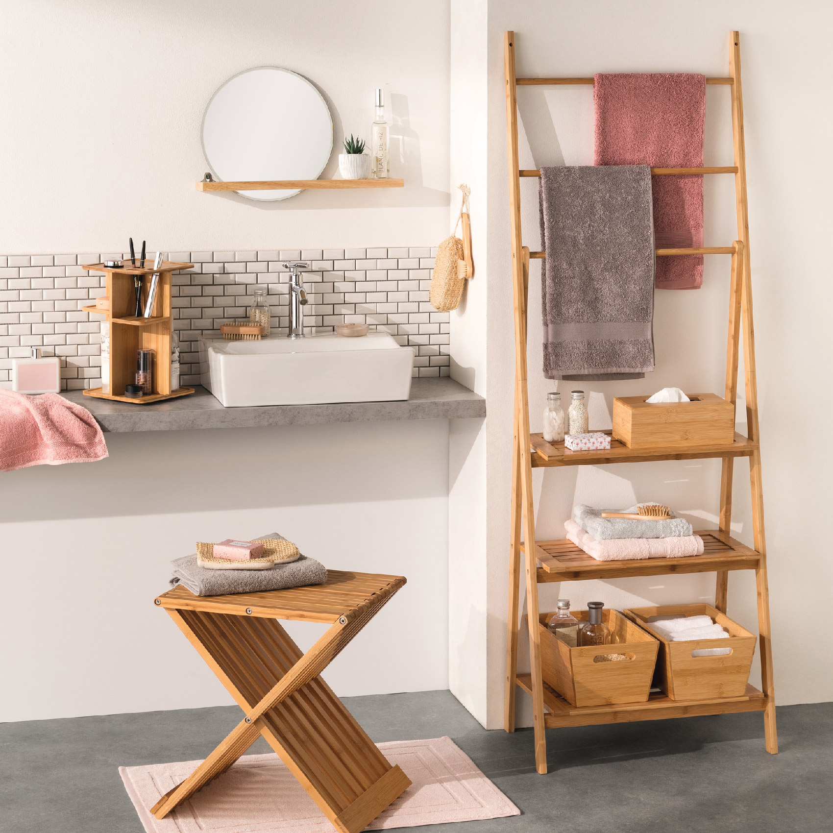 Etagère et porte serviette — vue 5