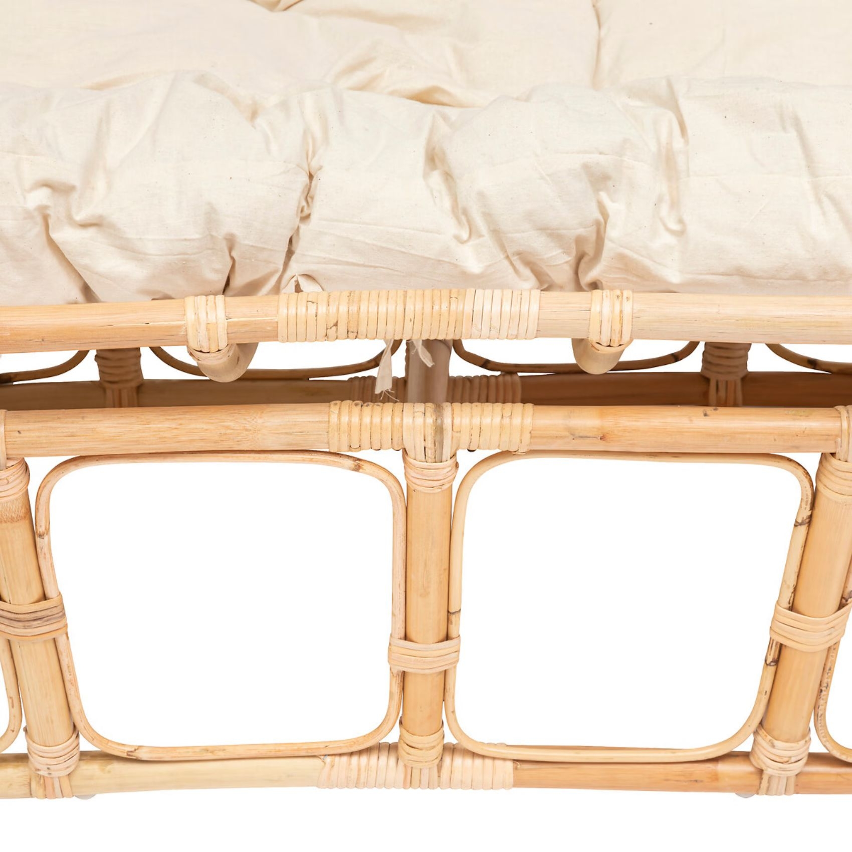 Banquette en rotin Mamasan — vue 4