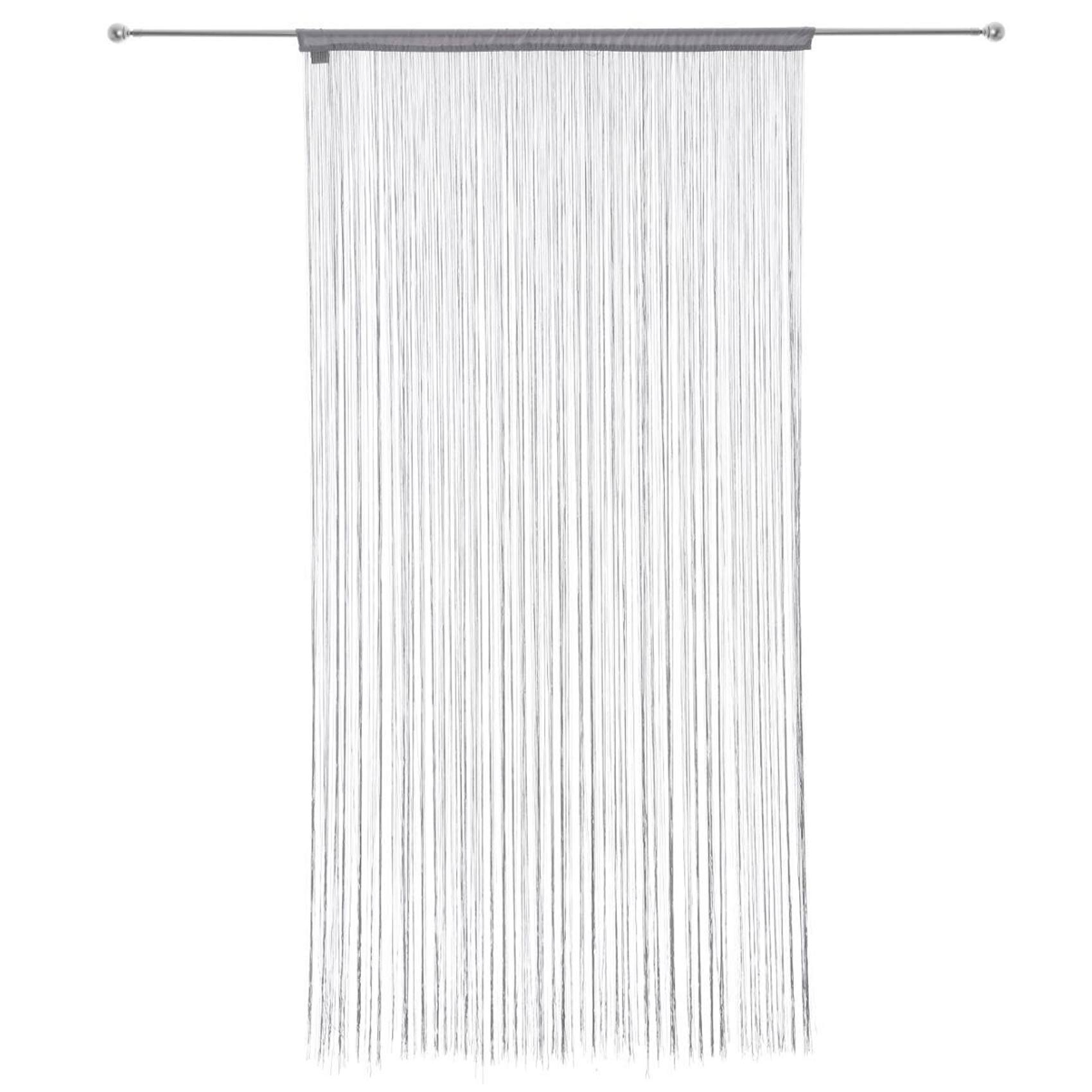 Rideau de fils unis et colorés — vue 5