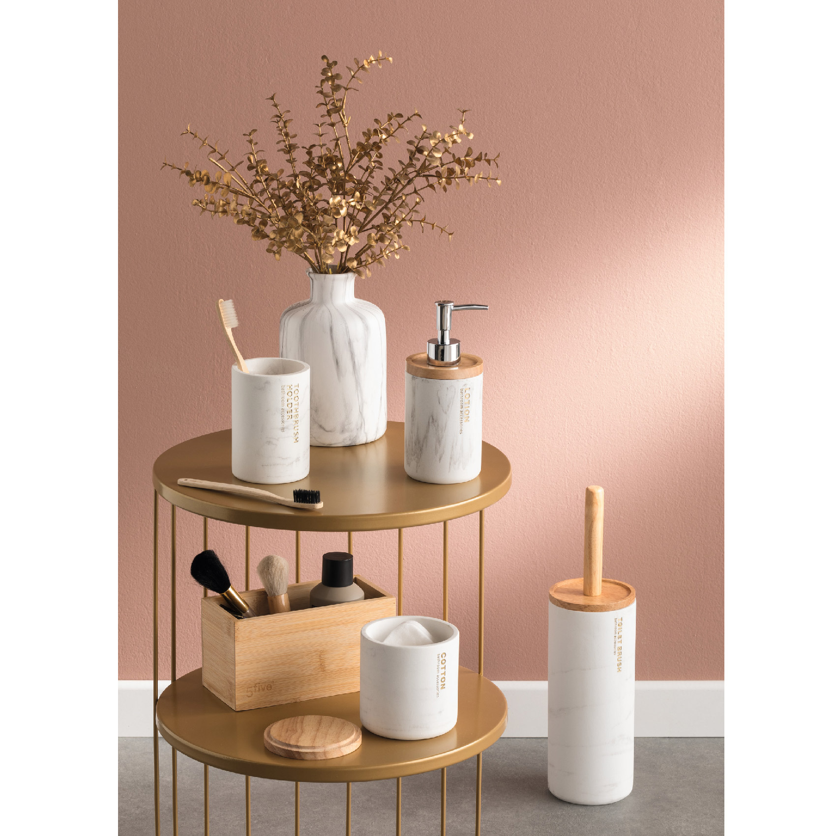 Brosse wc effet marbre — vue 4