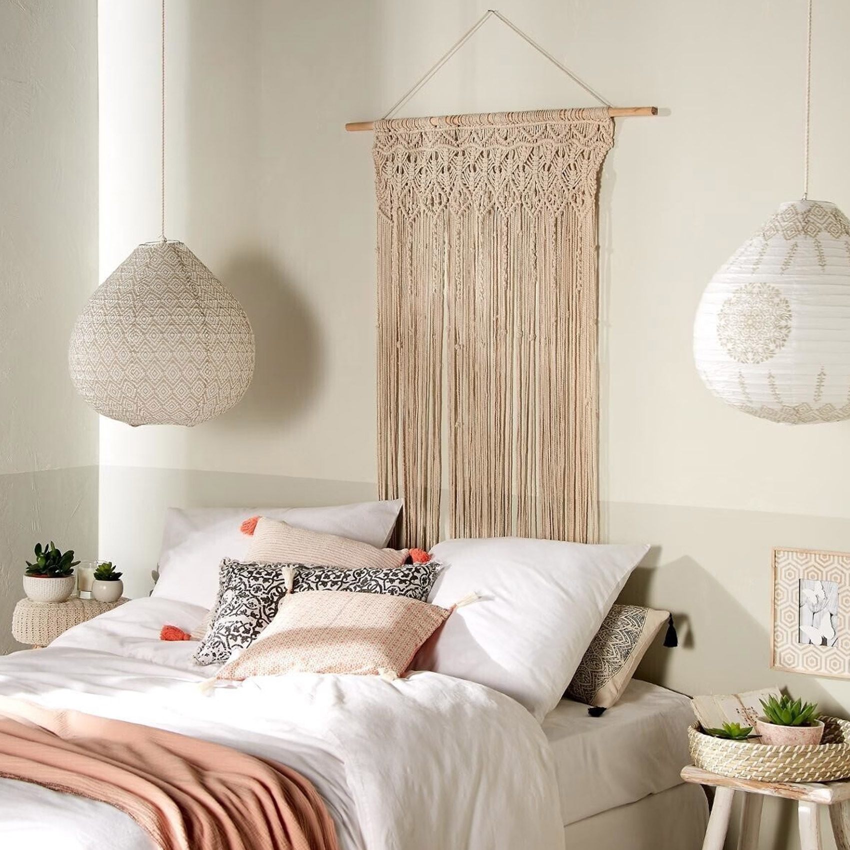 Rideau fil en macramé — vue 5