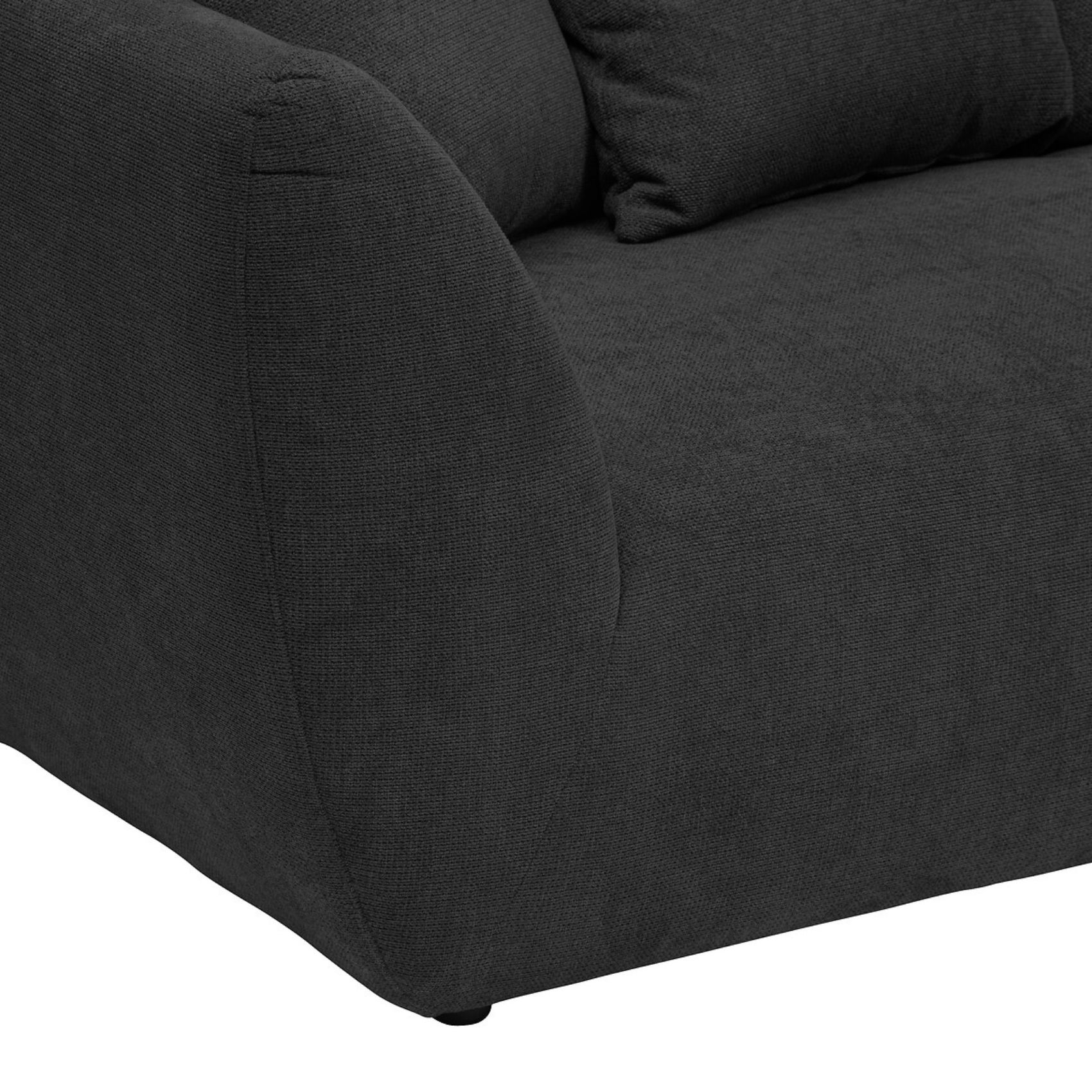 Canapé Japandi Floyd avec coussins — vue 3