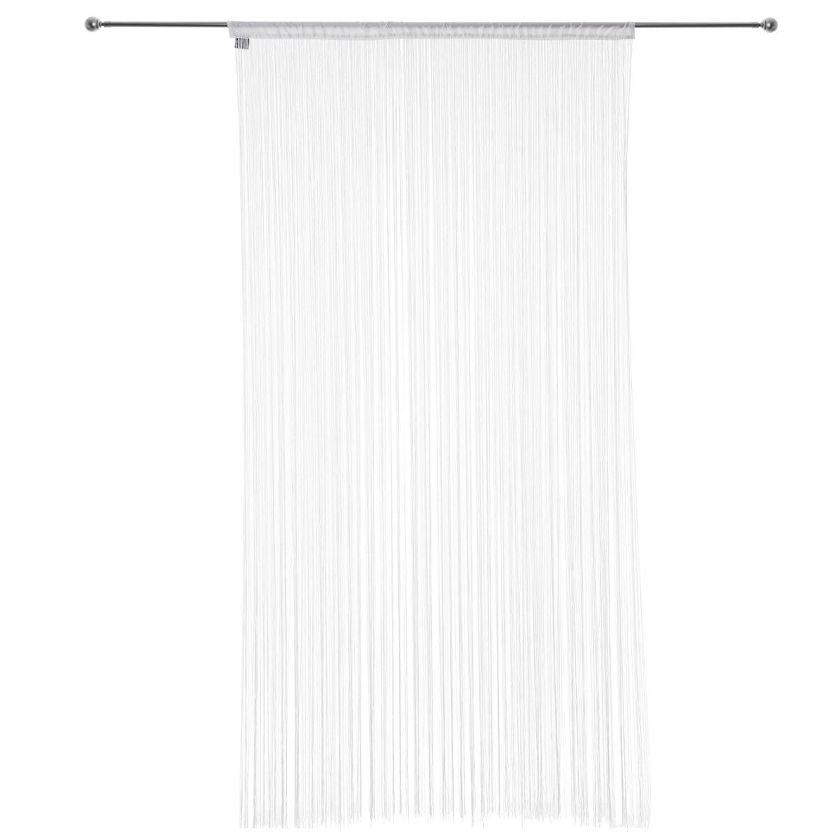 Rideau de fils unis et colorés — vue 3