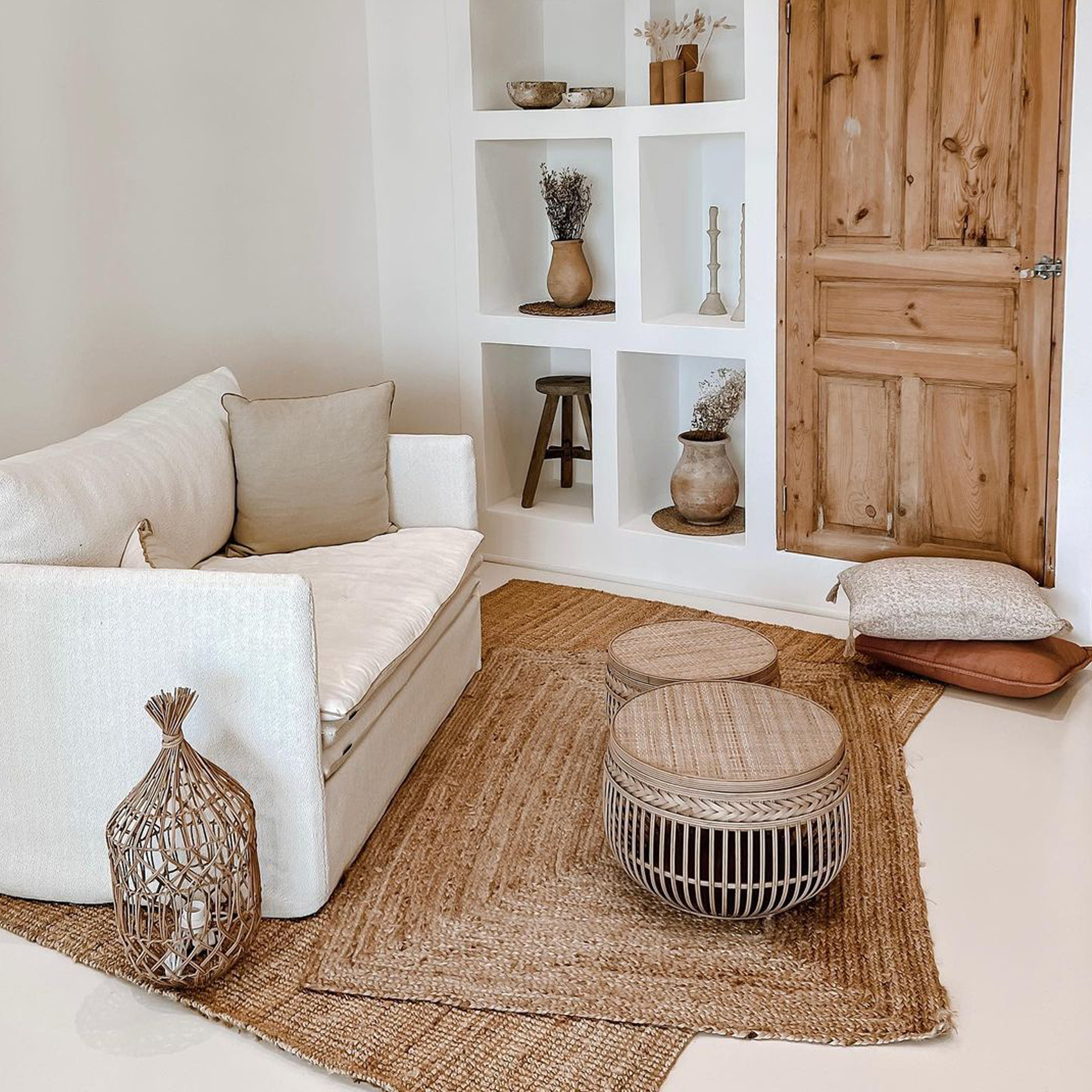 Tapis rectangulaire en jute — vue 5