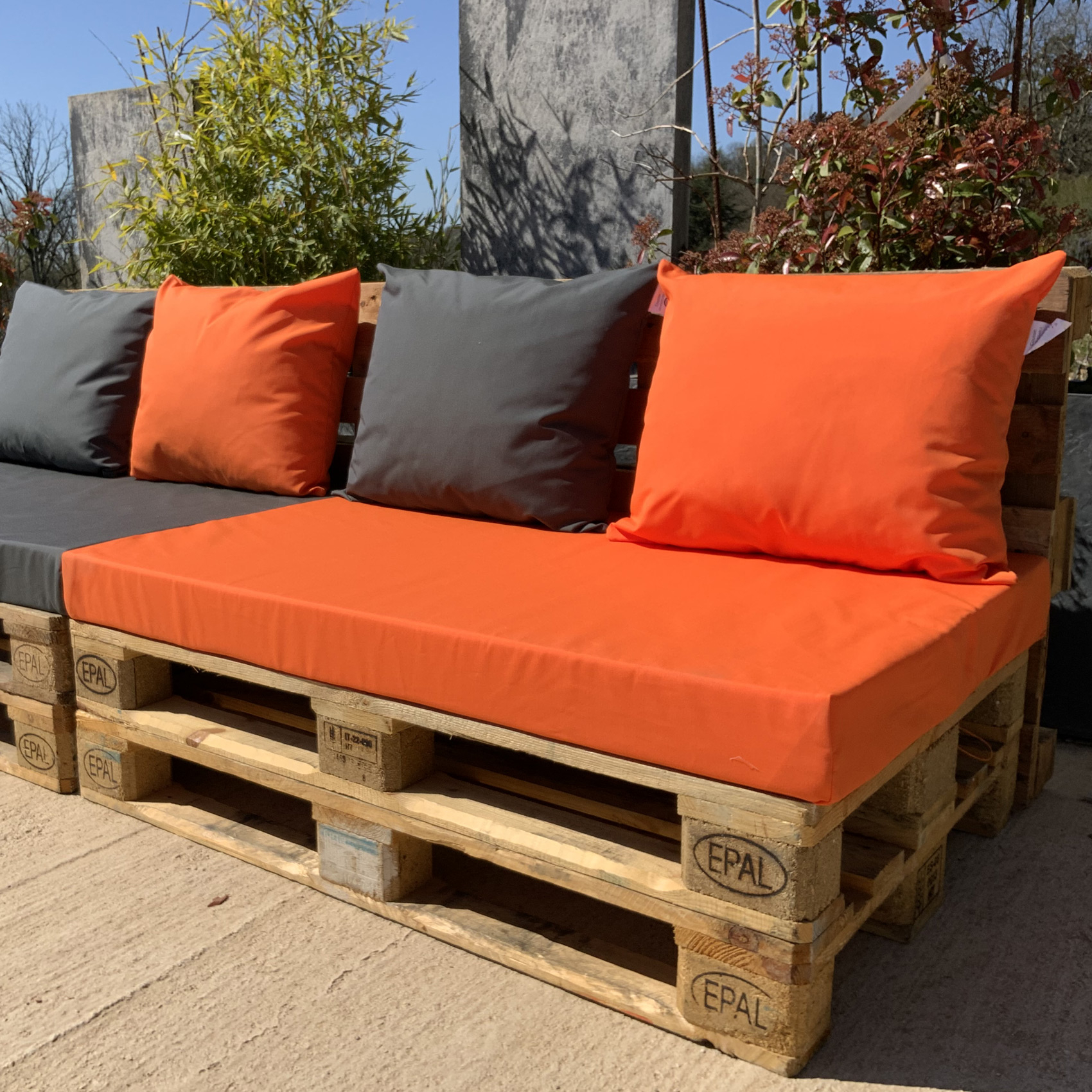 Ensemble de coussins palette en tissus téflon supérieur — vue 4