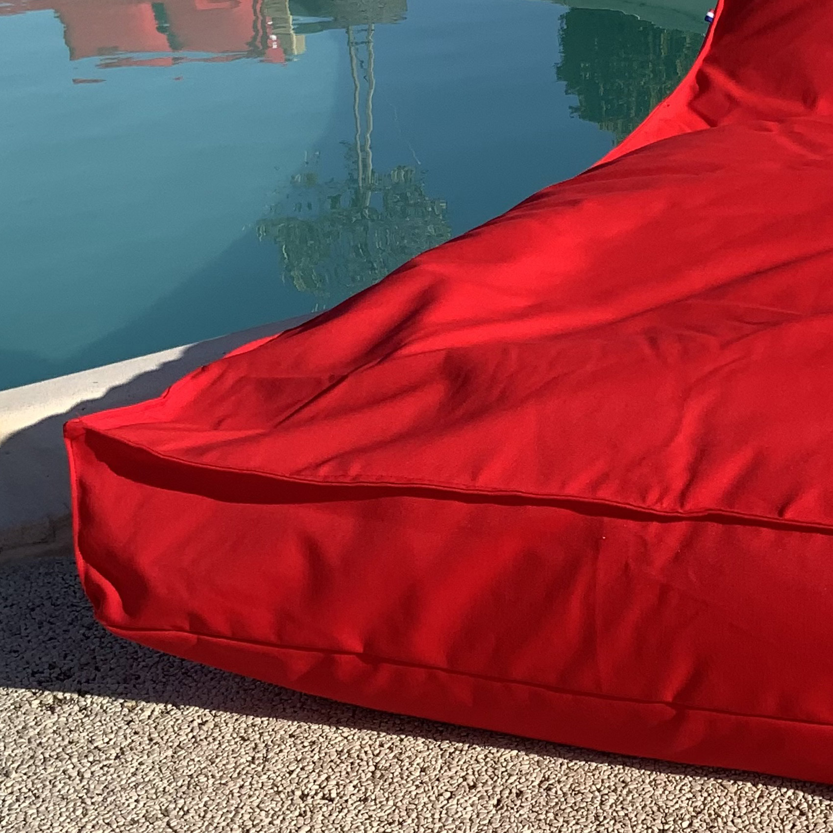 Matelas bain de soleil en microbille — vue 4