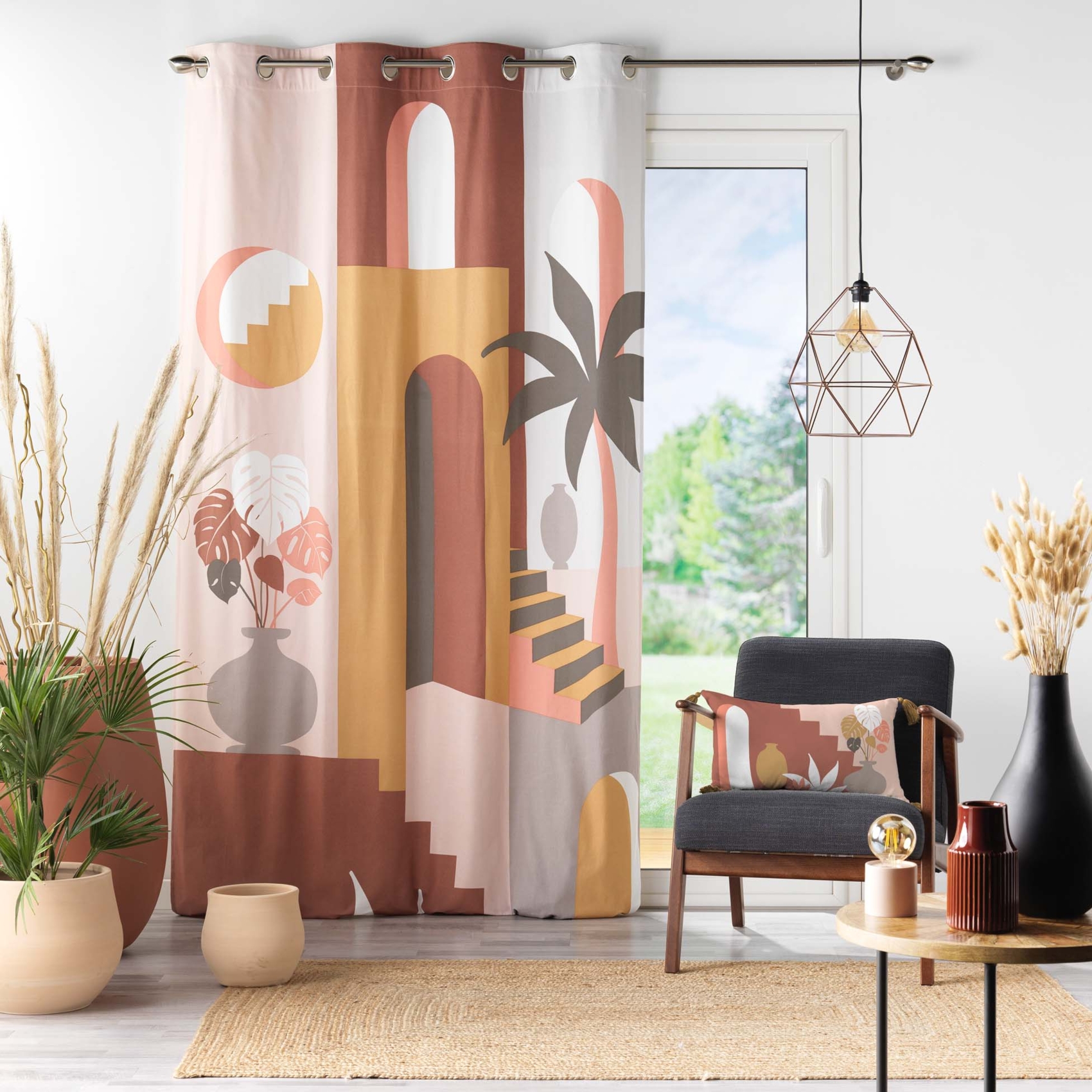 Coussin déhoussable au style terre du sud — vue 5