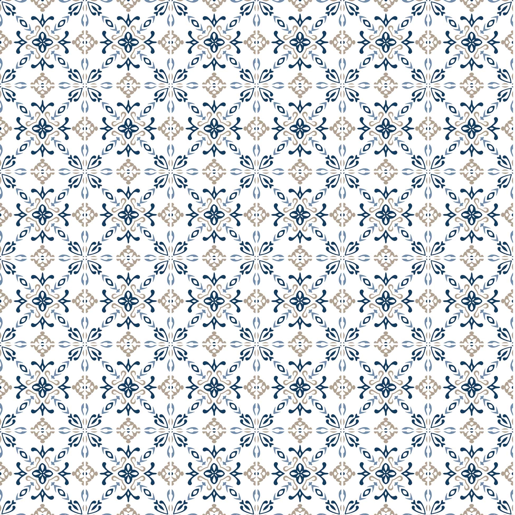 Toile cirée effet faïence