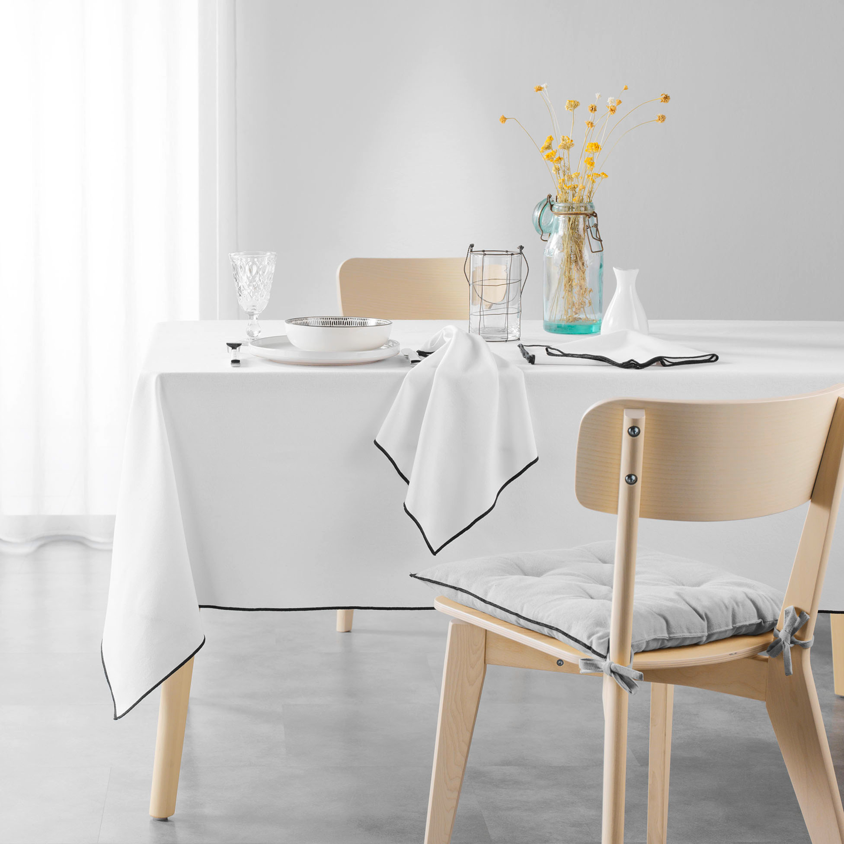 Nappe bourdonnée en coton recyclé — vue 5
