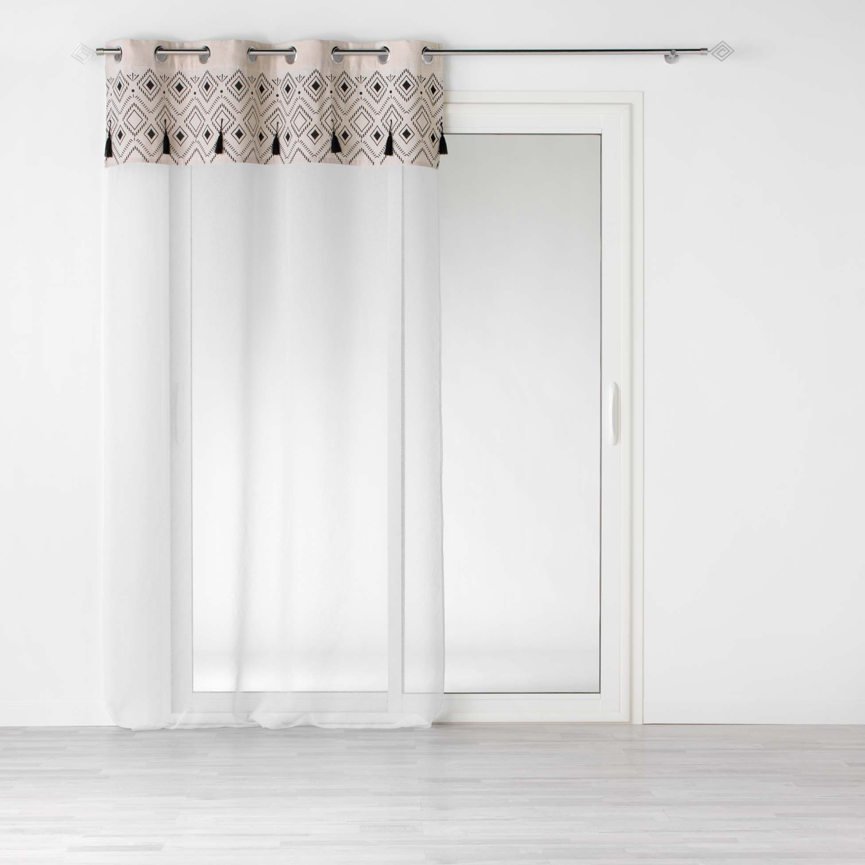 Voilage sablé au top ethnique — vue 3