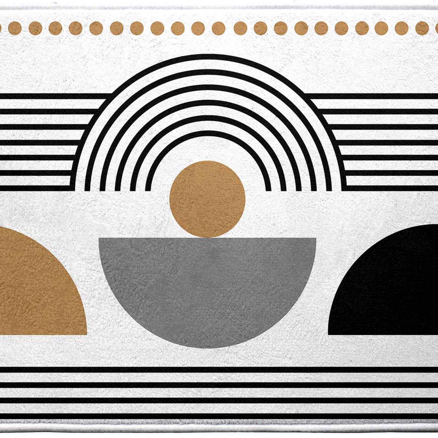 Tapis de bain aux formes géométriques — vue 3