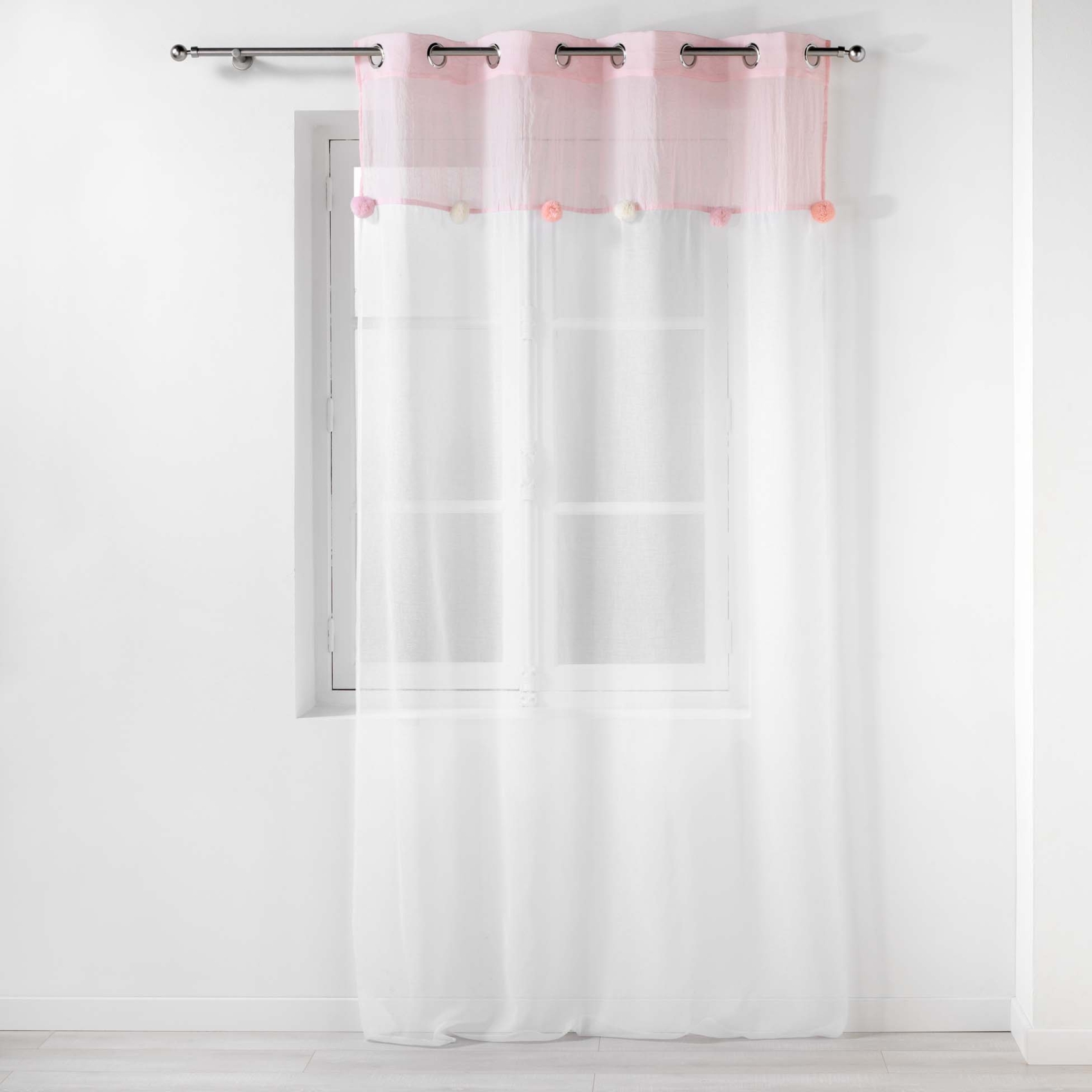 Voilage à pompons colorés — vue 3