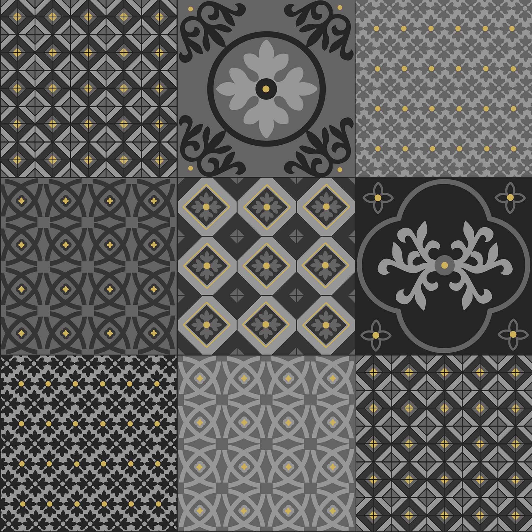 Toile cirée contemporaine