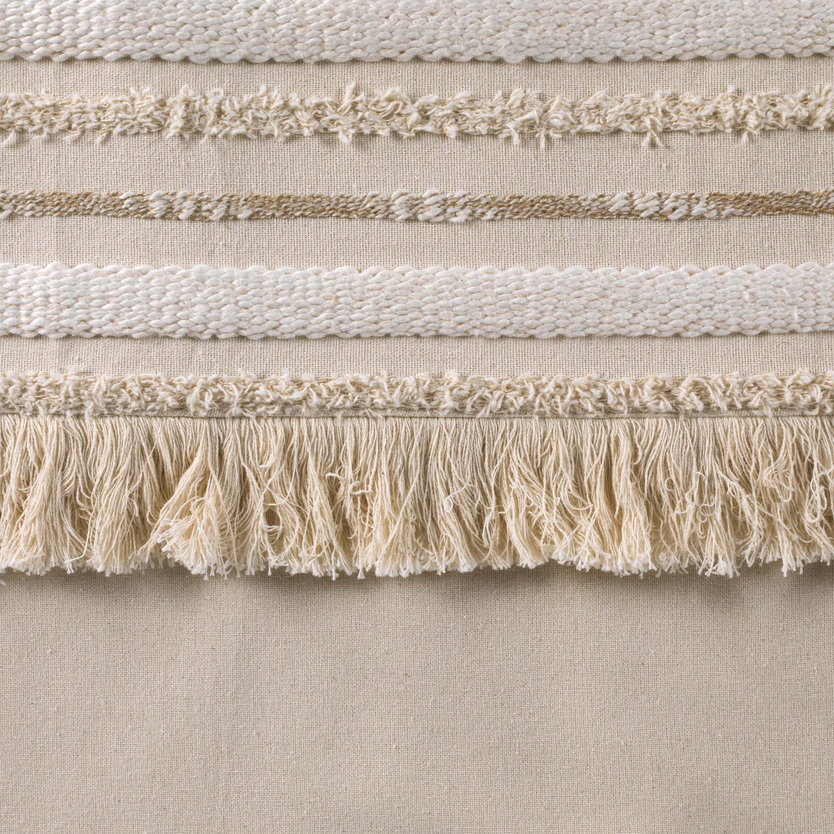 Rideau au top tissé et frangé — vue 4