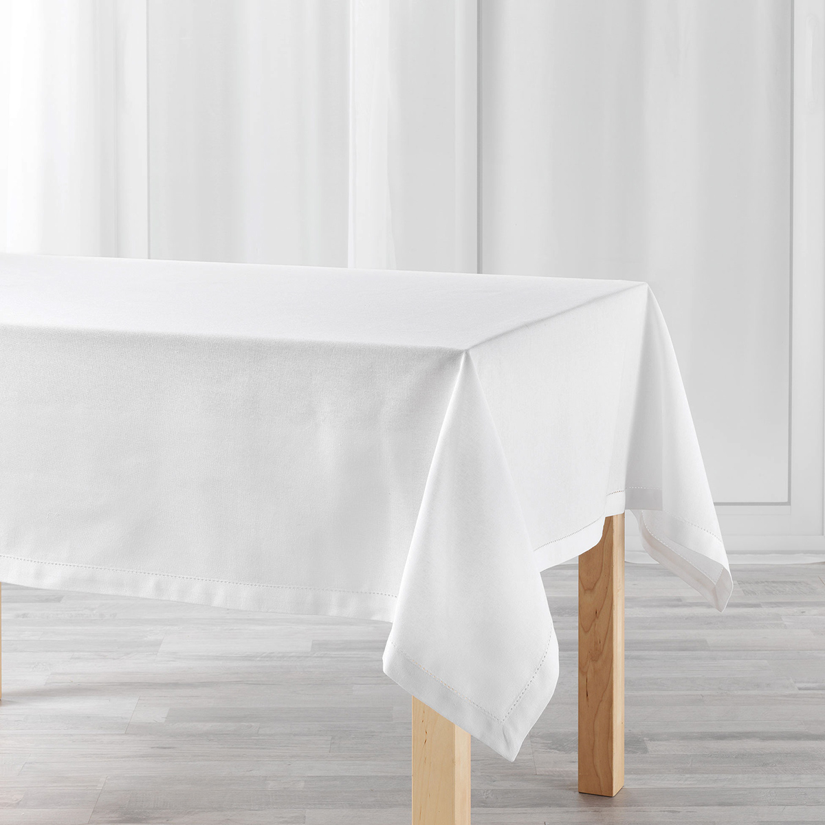 Nappe rectangulaire en coton uni — vue 3